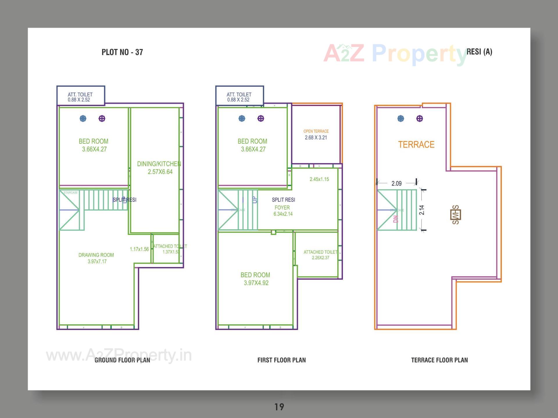 Layout of real estate project Shivalay Heritage located at Mehsana, Mehsana, Gujarat