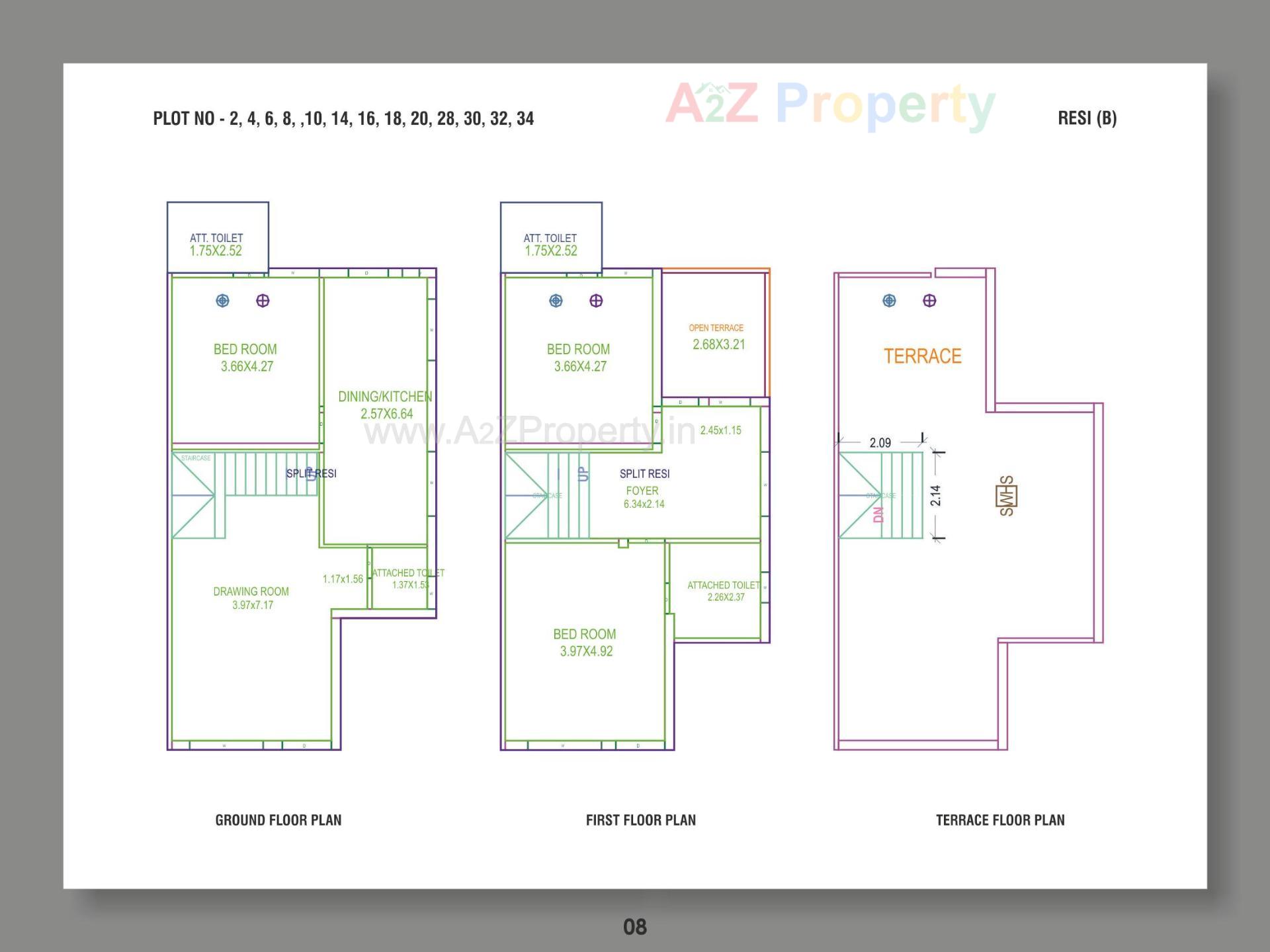 Layout of real estate project Shivalay Heritage located at Mehsana, Mehsana, Gujarat
