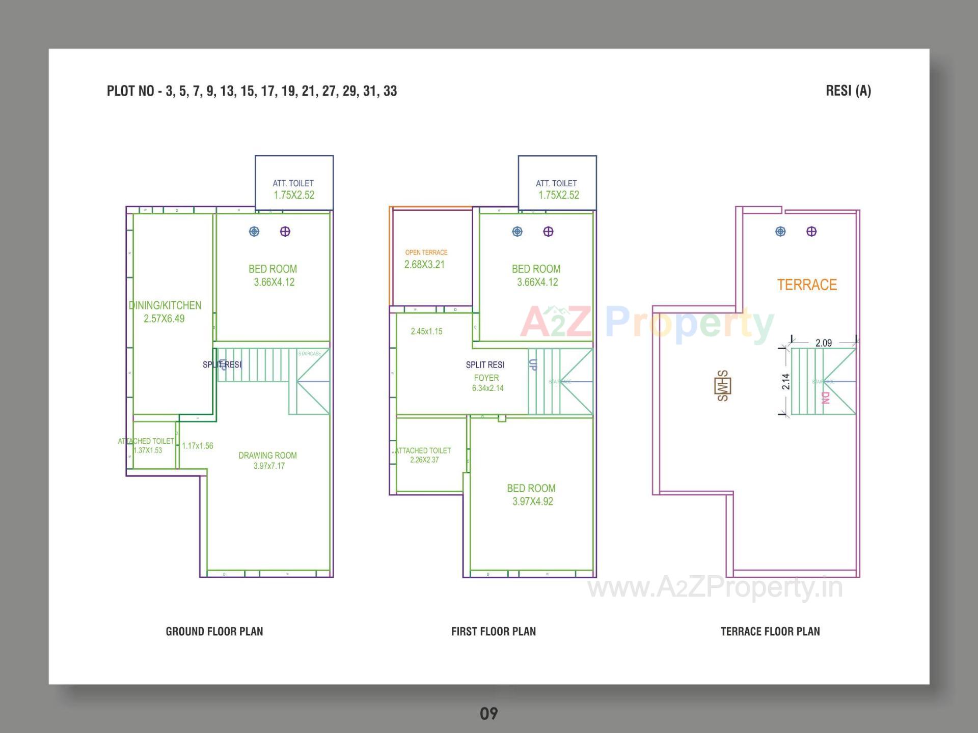Layout of real estate project Shivalay Heritage located at Mehsana, Mehsana, Gujarat