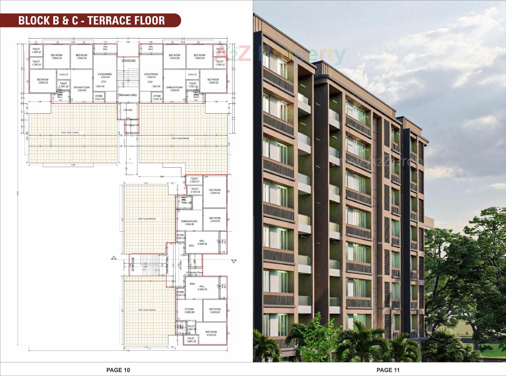 Layout of real estate project Shivalik Residency   Shivalik Heights located at Kadi, Mehsana, Gujarat