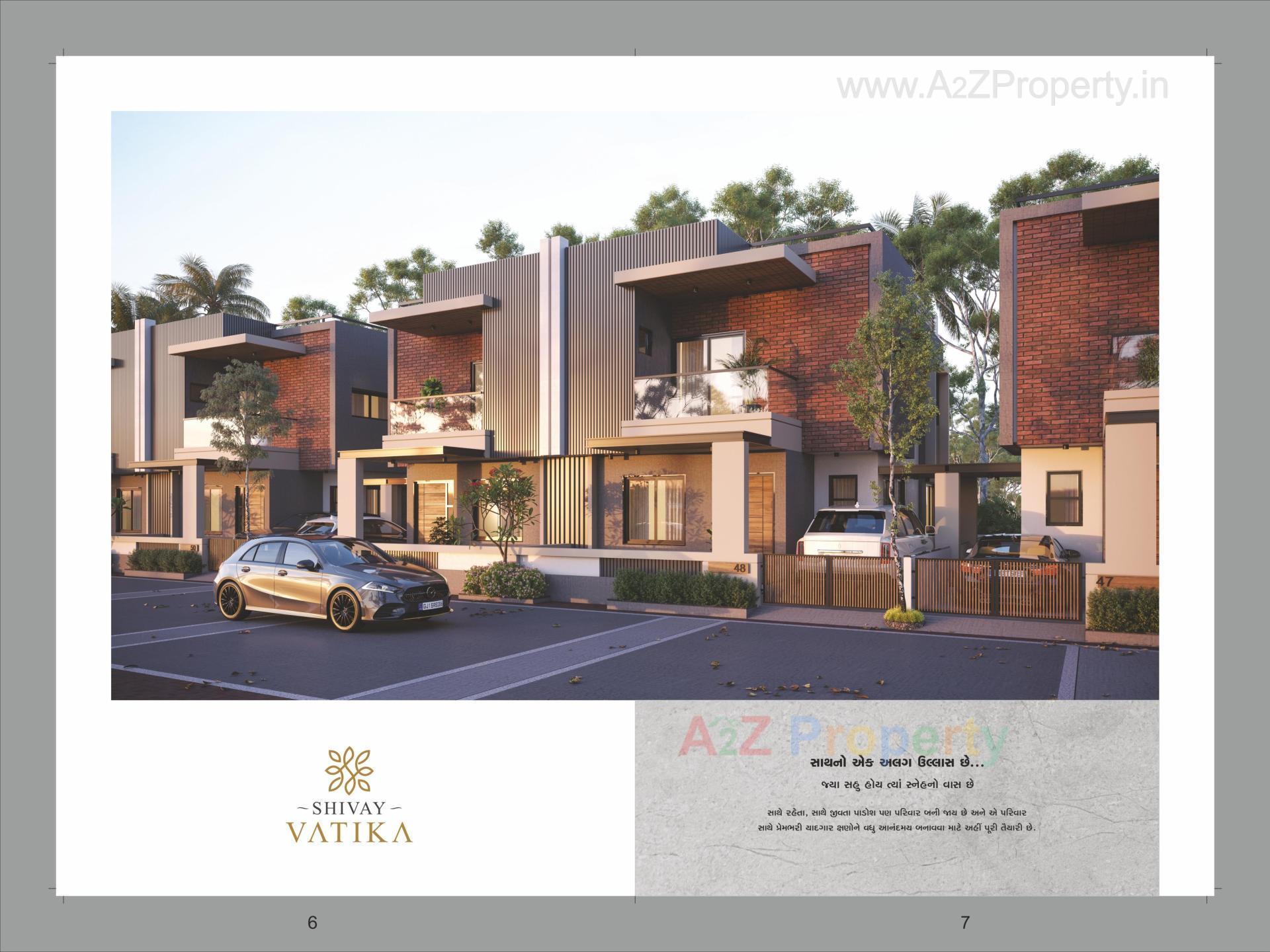 3D Elevation of real estate project Shivay Vatika located at Mehsana, Mehsana, Gujarat
