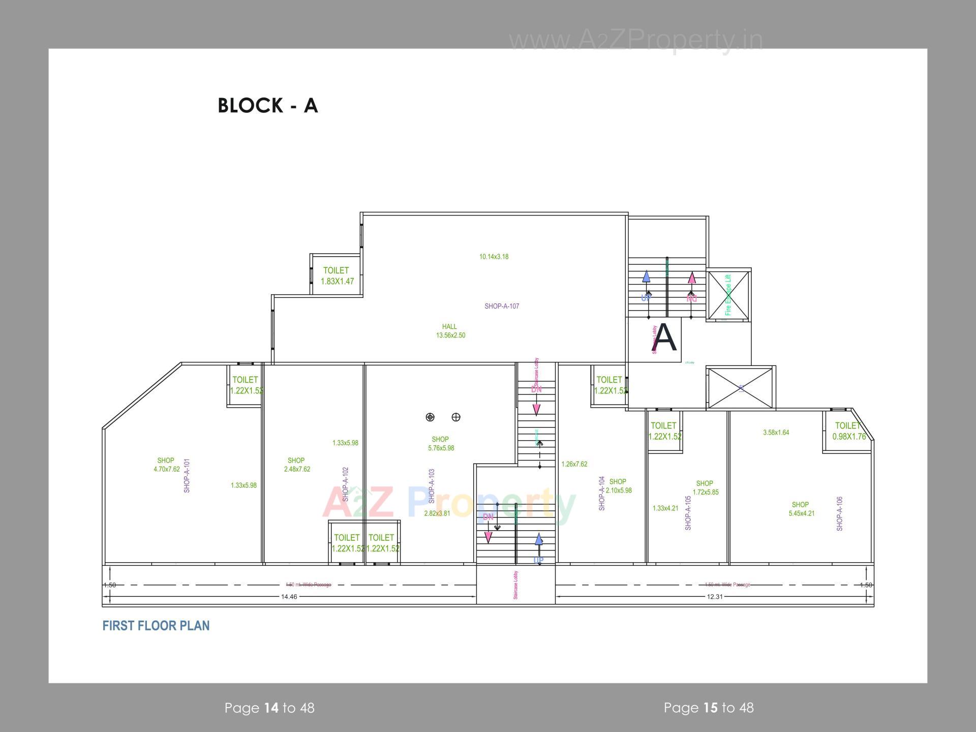 Layout of real estate project Shubh Heights located at Mehsana, Mehsana, Gujarat