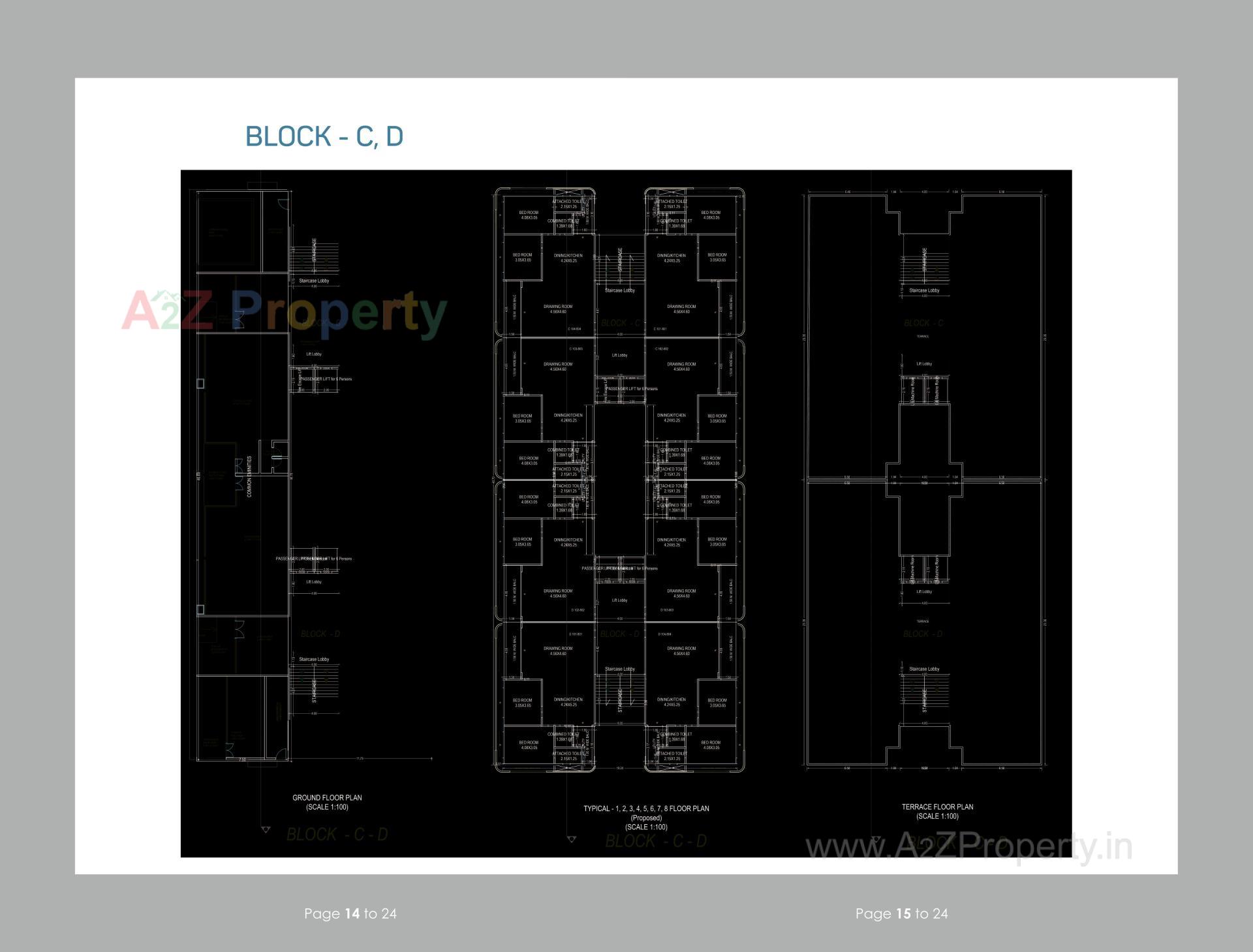 Layout of real estate project Shukan Sky located at Nagalpur, Mehsana, Gujarat