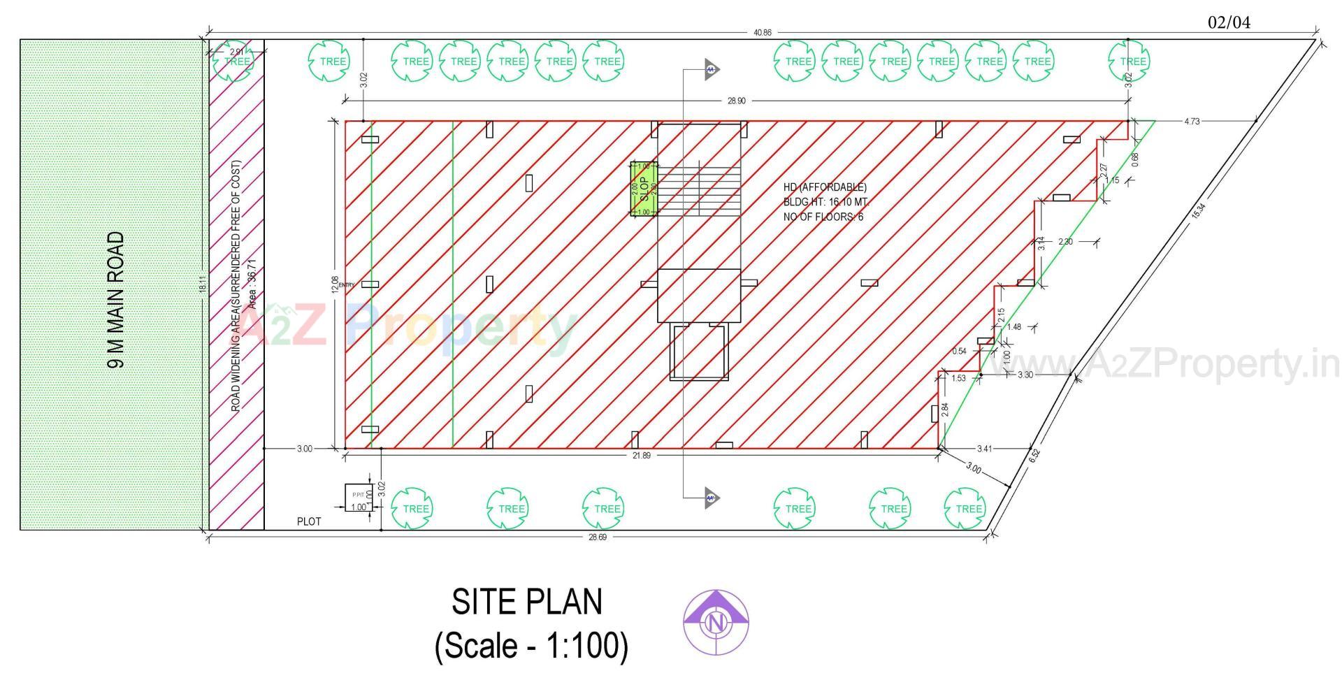  of real estate project Shyam Flora located at Kadi, Mehsana, Gujarat