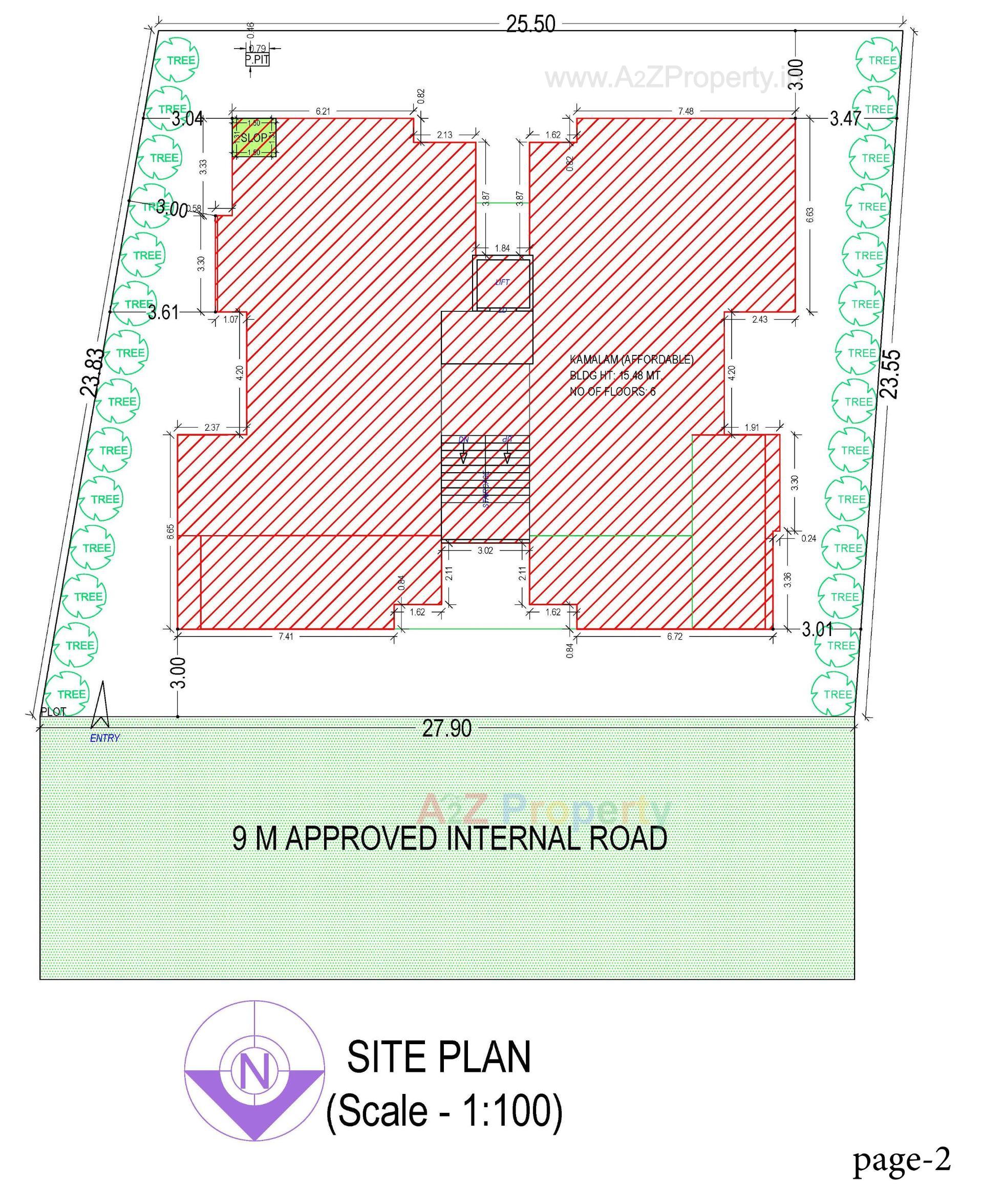  of real estate project Shyam Lotus located at Kadi, Mehsana, Gujarat