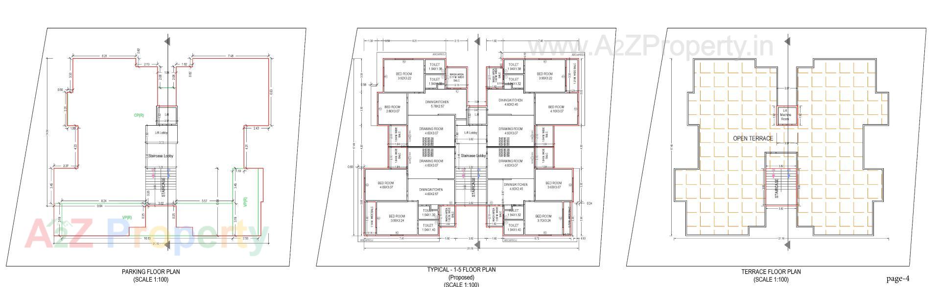 Layout of real estate project Shyam Lotus located at Kadi, Mehsana, Gujarat