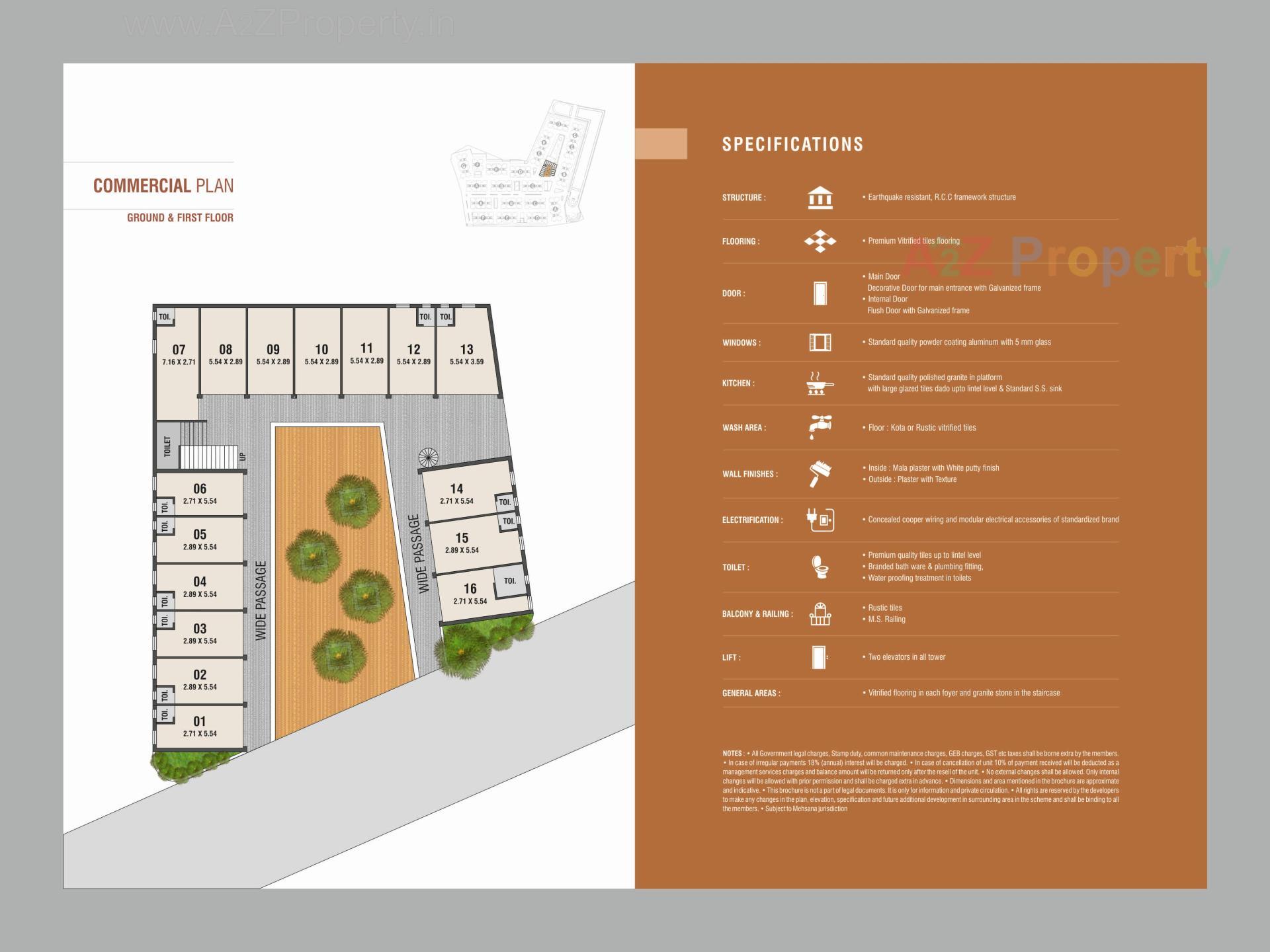 Layout of real estate project Someshwar Garden City located at Nagalpur, Mehsana, Gujarat