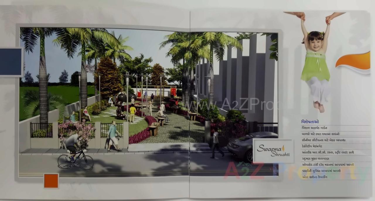 3D Elevation of real estate project Swapnasrushti Residency located at Mehsana, Mehsana, Gujarat