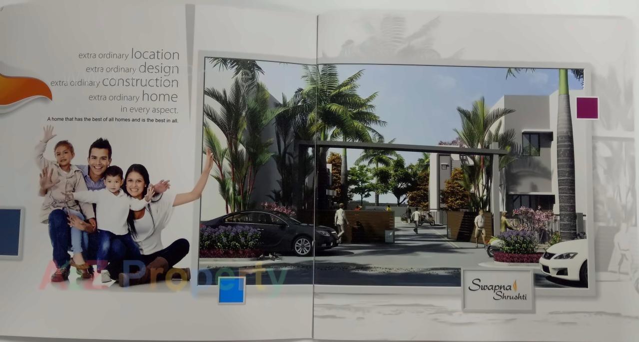 3D Elevation of real estate project Swapnasrushti Residency located at Mehsana, Mehsana, Gujarat