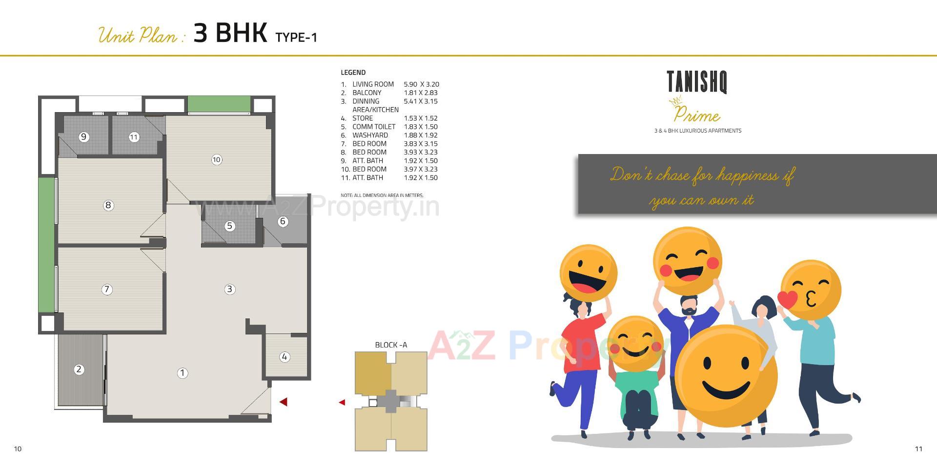 Layout of real estate project Tanishq Prime located at Kadi, Mehsana, Gujarat