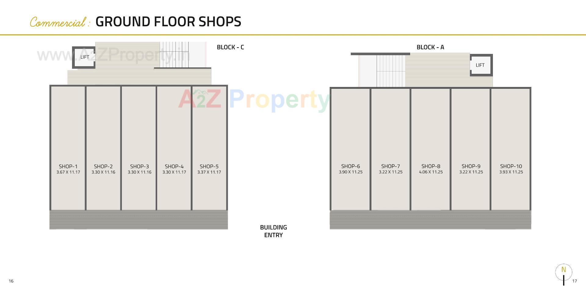 Layout of real estate project Tanishq Prime located at Kadi, Mehsana, Gujarat