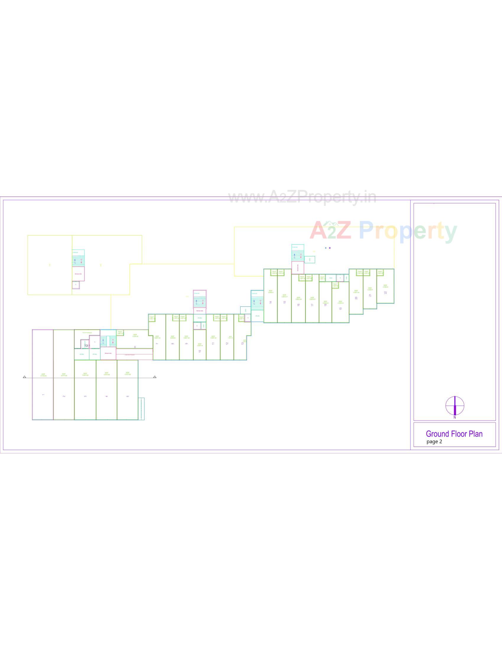 Layout of real estate project The Capital located at Mehsana, Mehsana, Gujarat