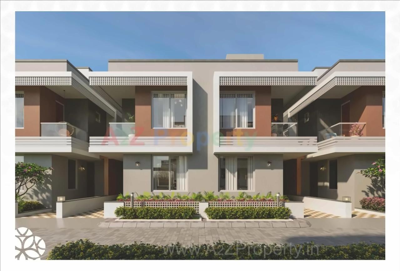 3D Elevation of real estate project The Spenta located at Kadi, Mehsana, Gujarat