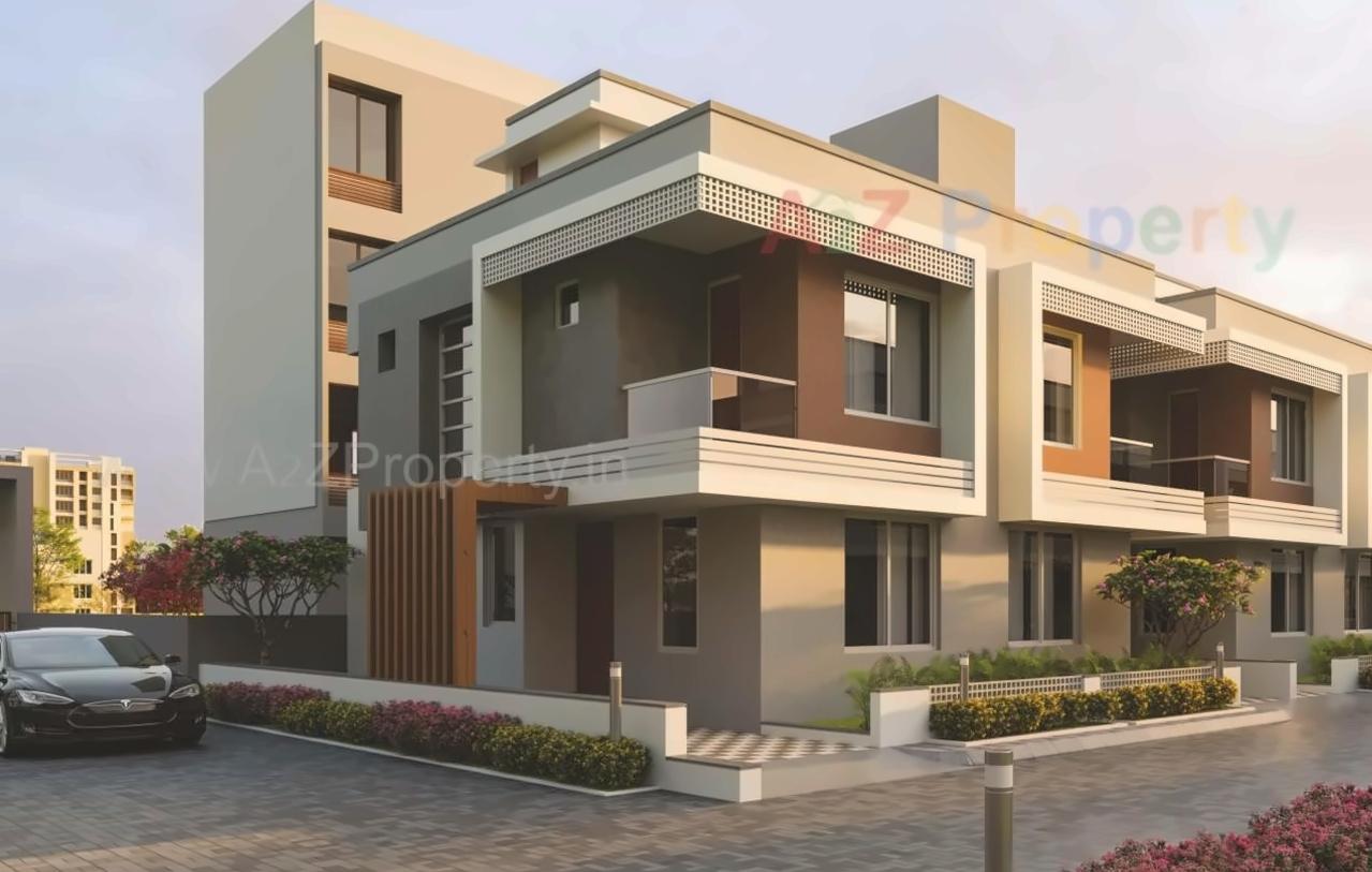 3D Elevation of real estate project The Spenta located at Kadi, Mehsana, Gujarat