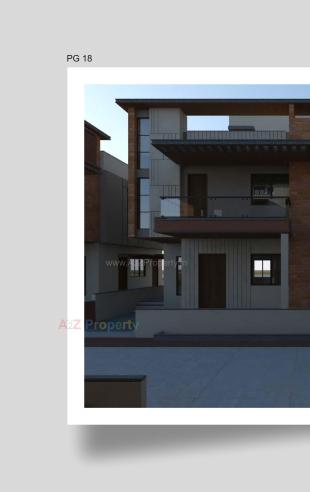 Elevation of real estate project Vimer Residency located at Kadi, Mehsana, Gujarat