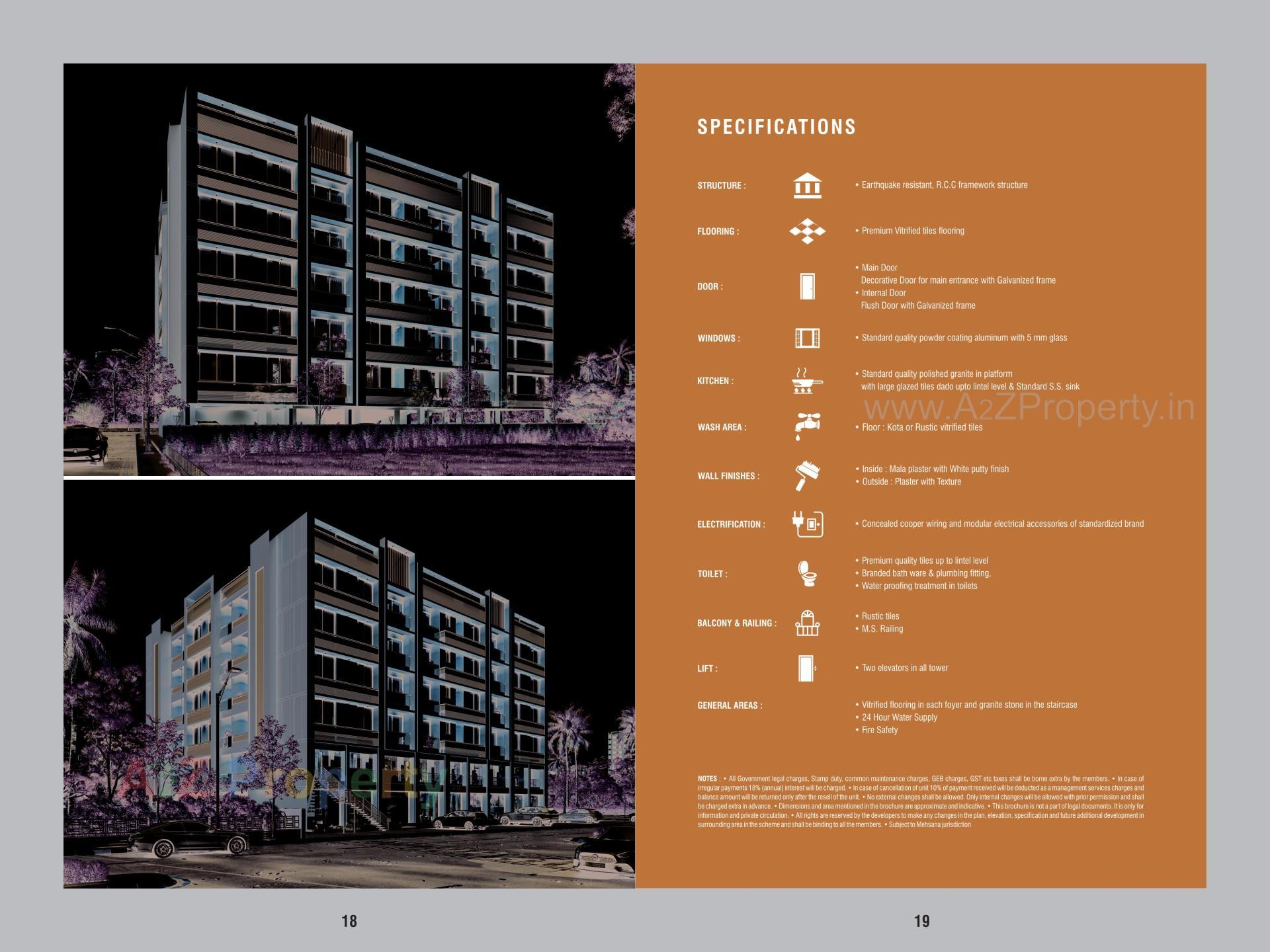  of real estate project Zam Zam Heights located at Mehsana, Mehsana, Gujarat