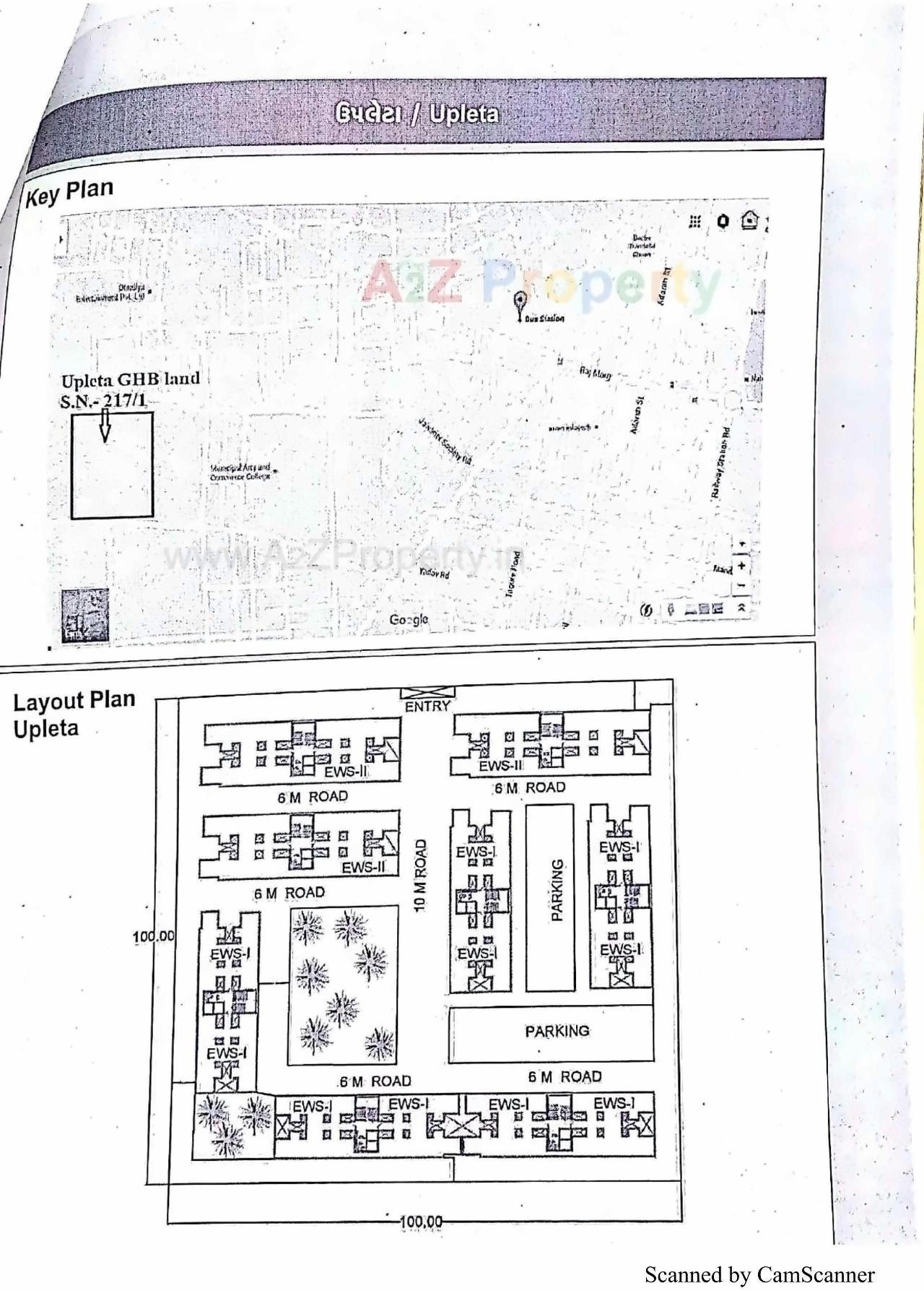 Layout of real estate project 192 Ews   22 Shops At Hasanpar Wankaner located at Hasanpar, Morbi, Gujarat