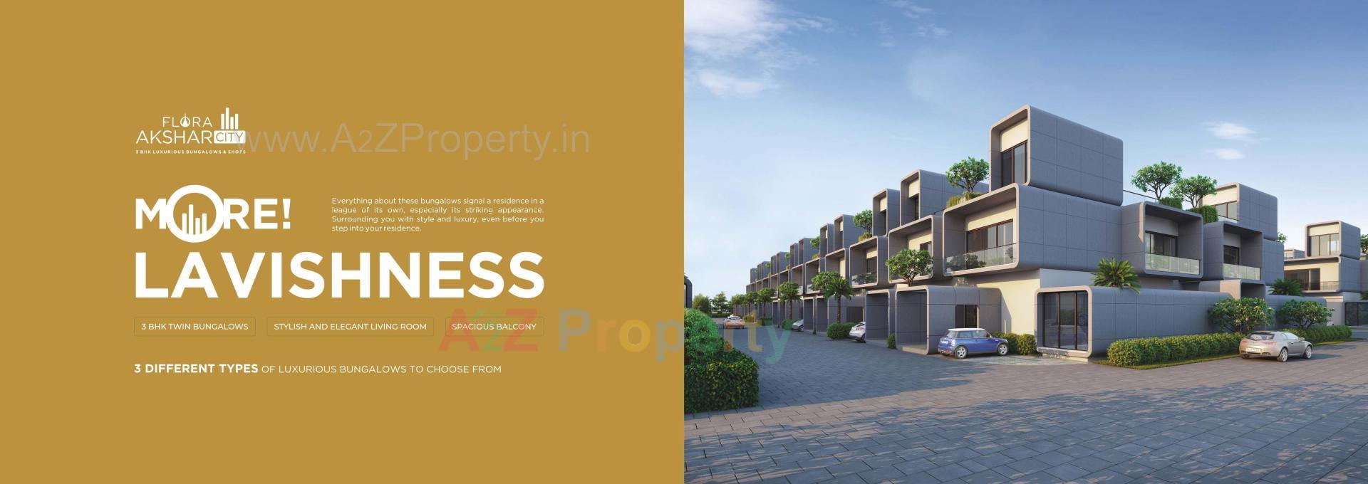 3D Elevation of real estate project Flora Akshar City located at Morbi, Morbi, Gujarat