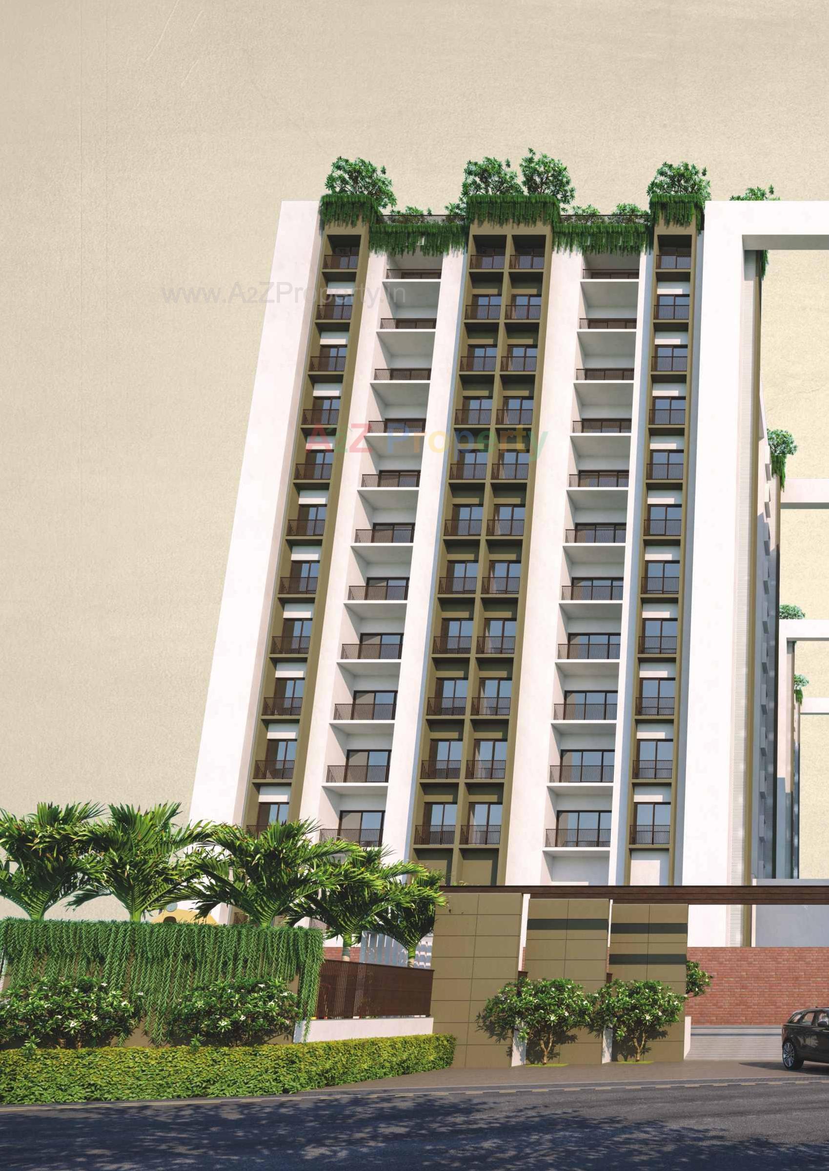 3D Elevation of real estate project Flora Palms located at Morbi, Morbi, Gujarat
