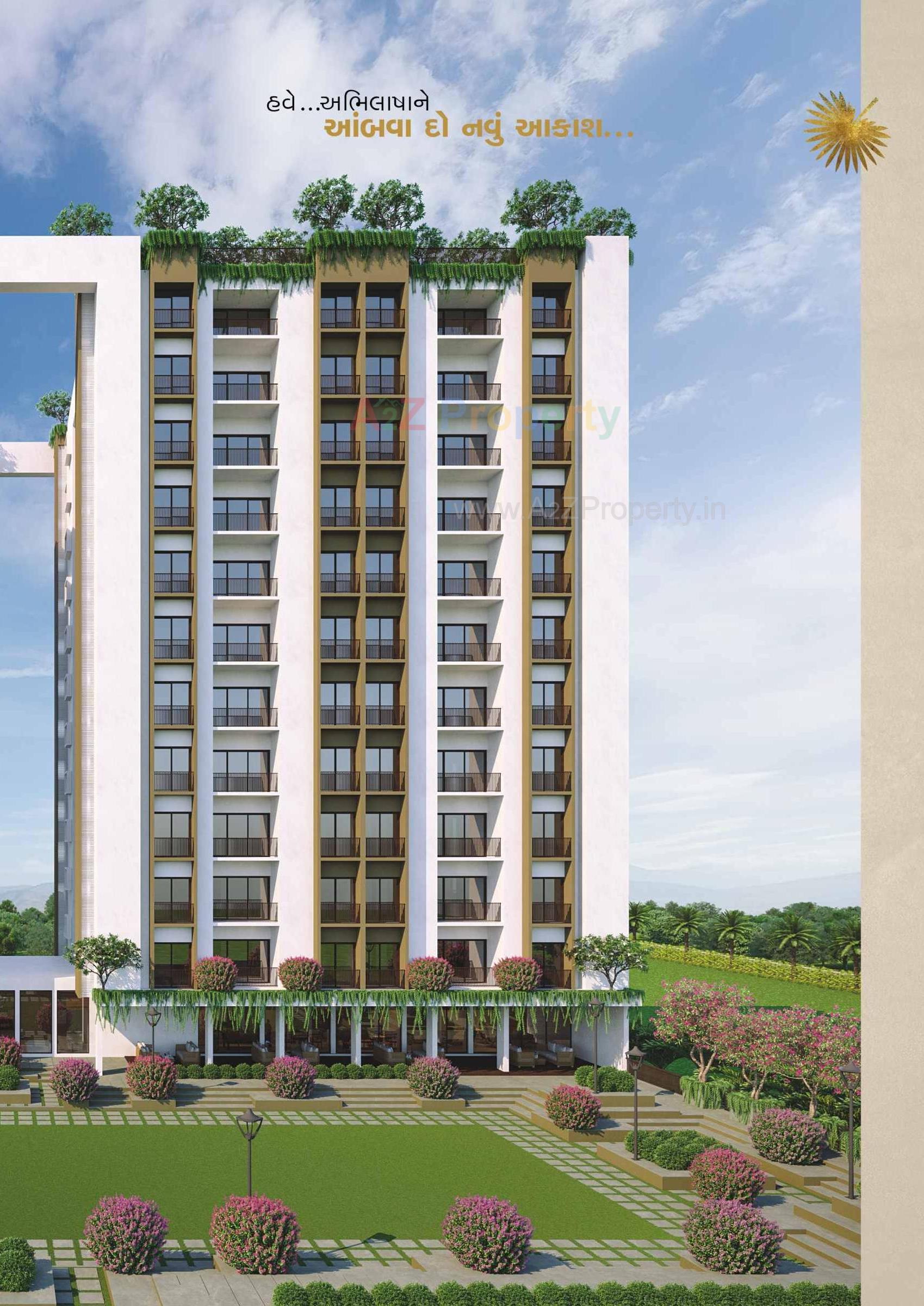 3D Elevation of real estate project Flora Palms located at Morbi, Morbi, Gujarat