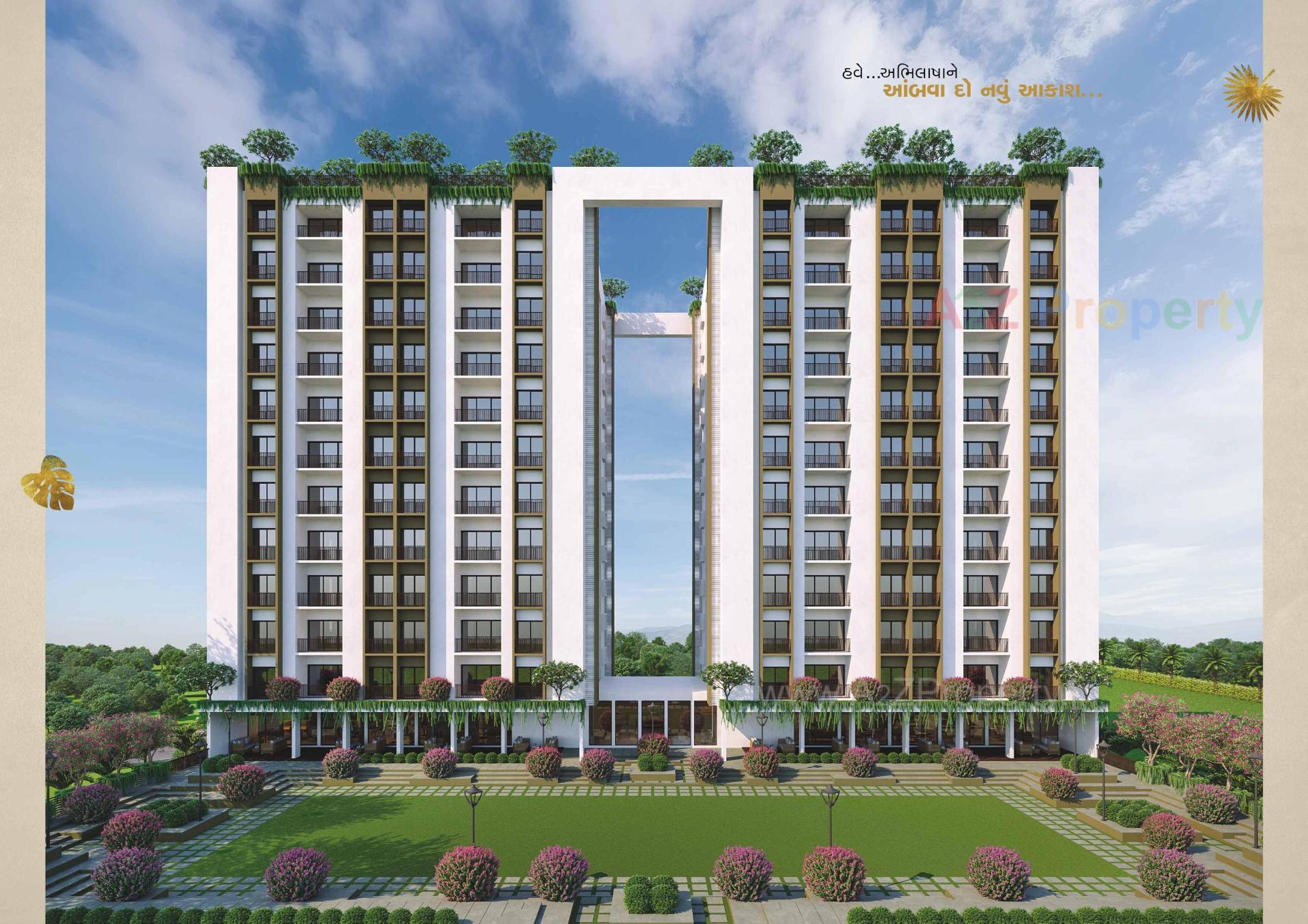 3D Elevation of real estate project Flora Palms located at Morbi, Morbi, Gujarat