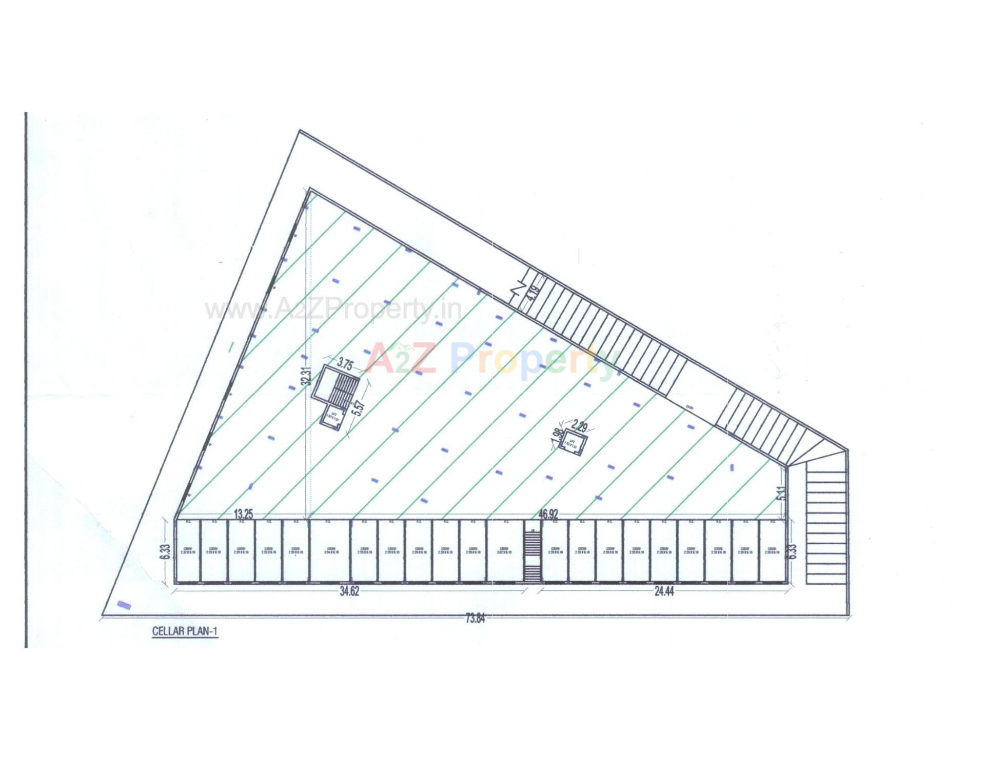 Layout of real estate project Shree Ram Complex located at Morbi, Morbi, Gujarat