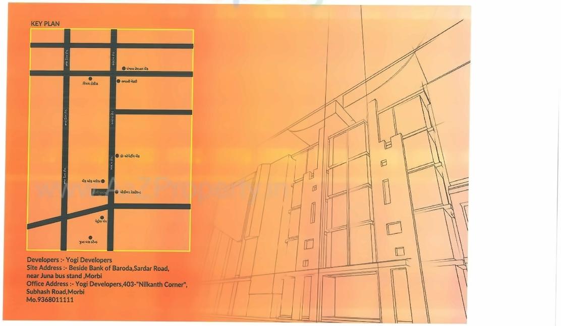  of real estate project Yogi Plaza located at Khodiyar, Morbi, Gujarat
