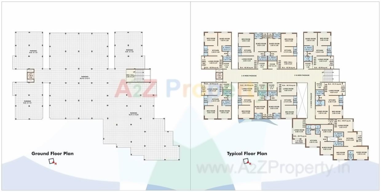Layout of real estate project Arham Residency located at Chovisi, Navsari, Gujarat