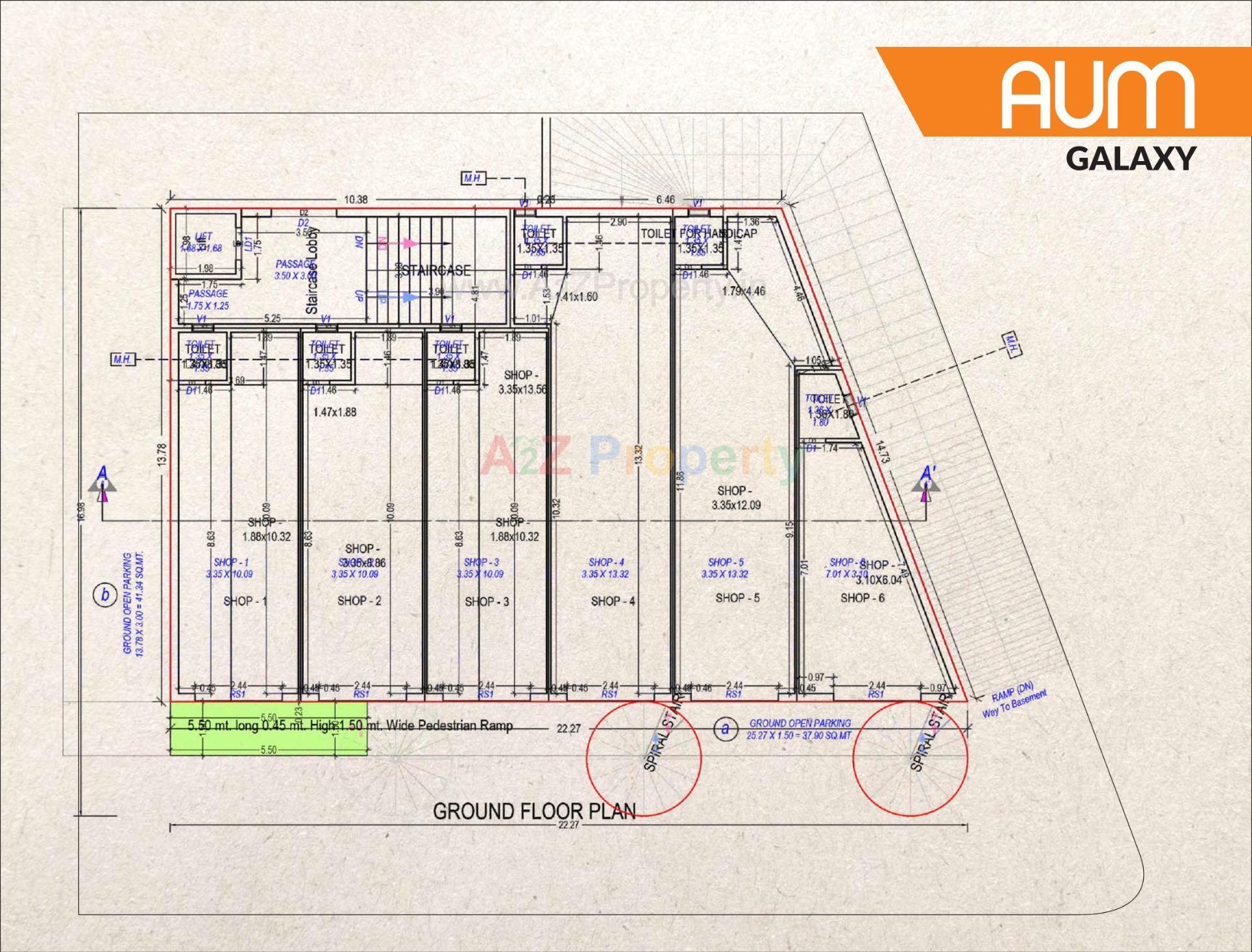  of real estate project Aum Galaxy located at Navsari, Navsari, Gujarat