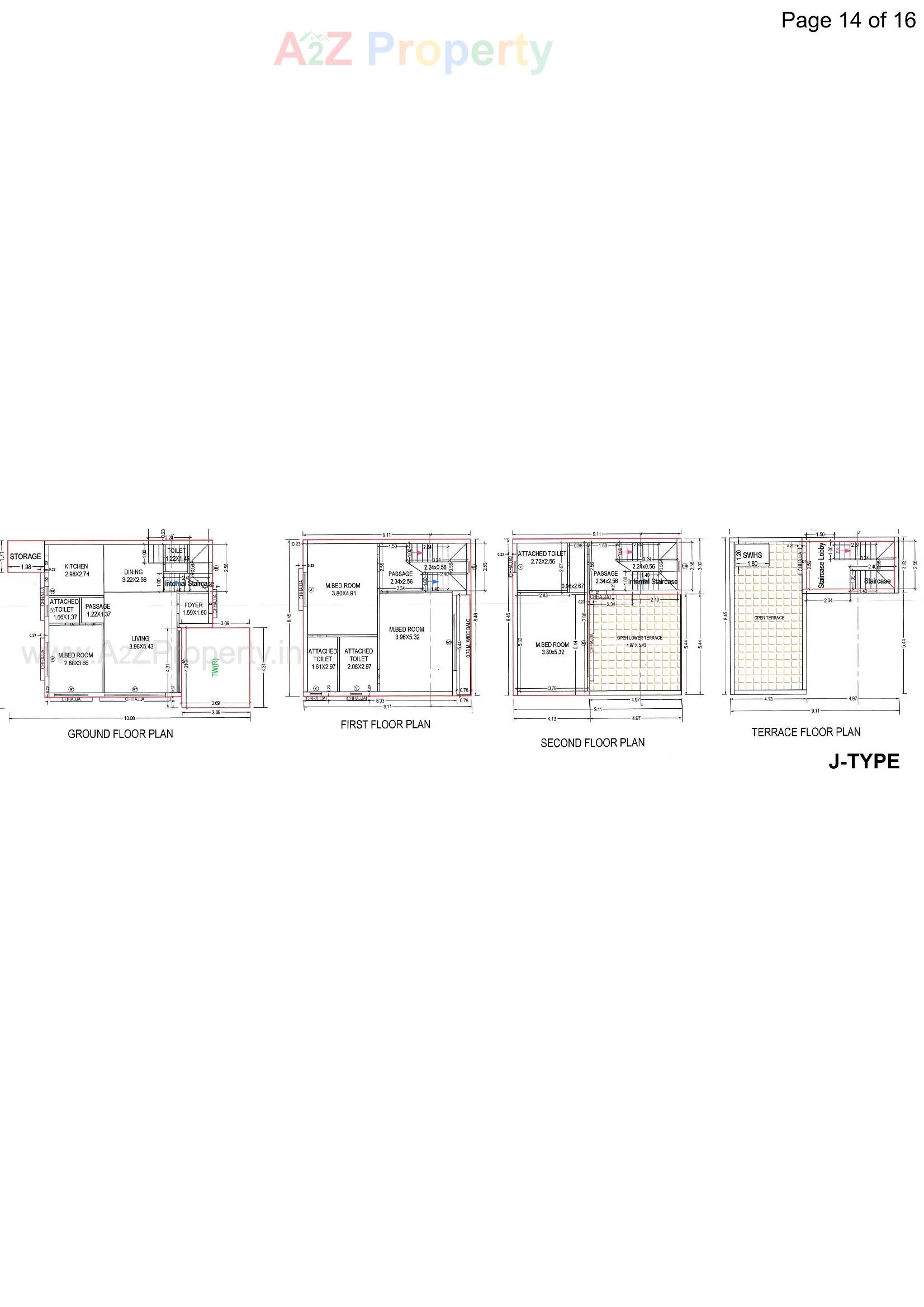 Layout of real estate project Casa De Vida located at Vijalpore, Navsari, Gujarat