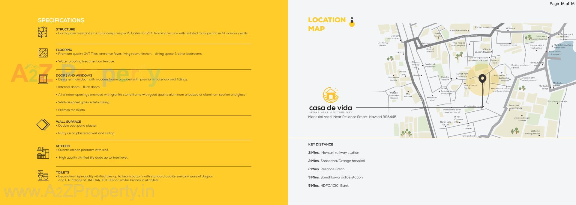  of real estate project Casa De Vida located at Vijalpore, Navsari, Gujarat