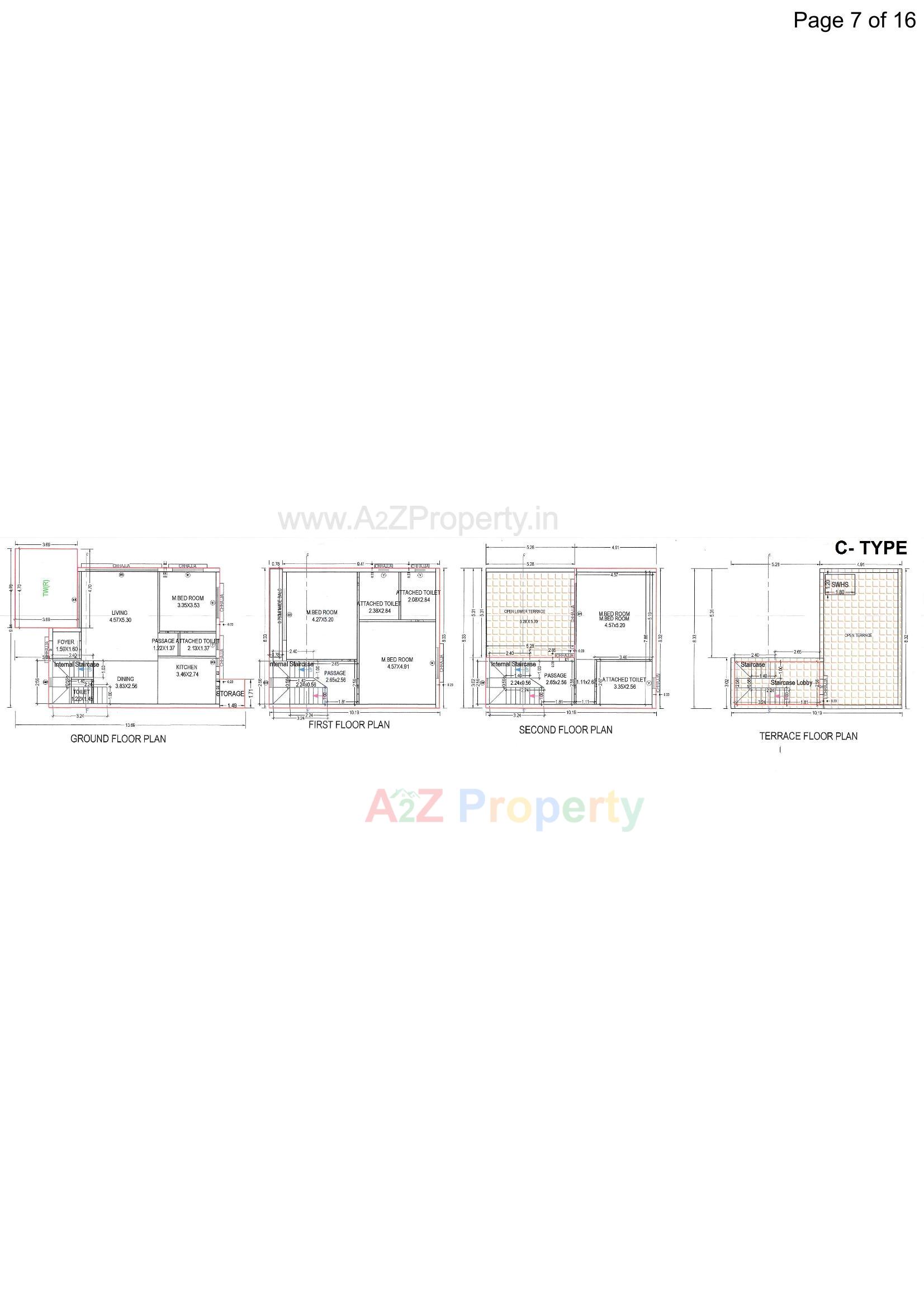 Layout of real estate project Casa De Vida located at Vijalpore, Navsari, Gujarat