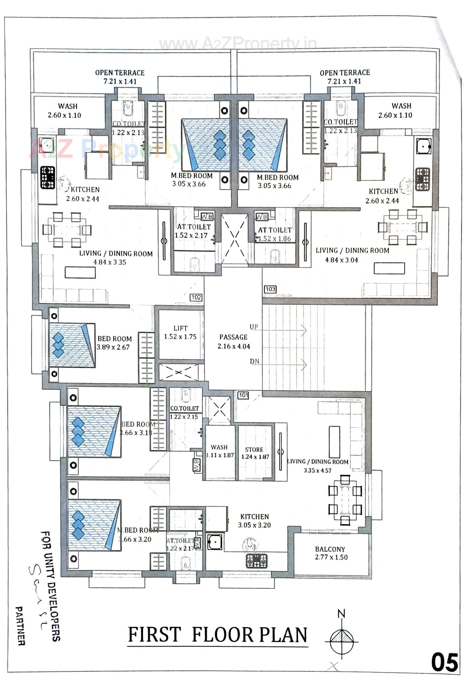 Layout of real estate project Central Point located at Gandevi, Navsari, Gujarat