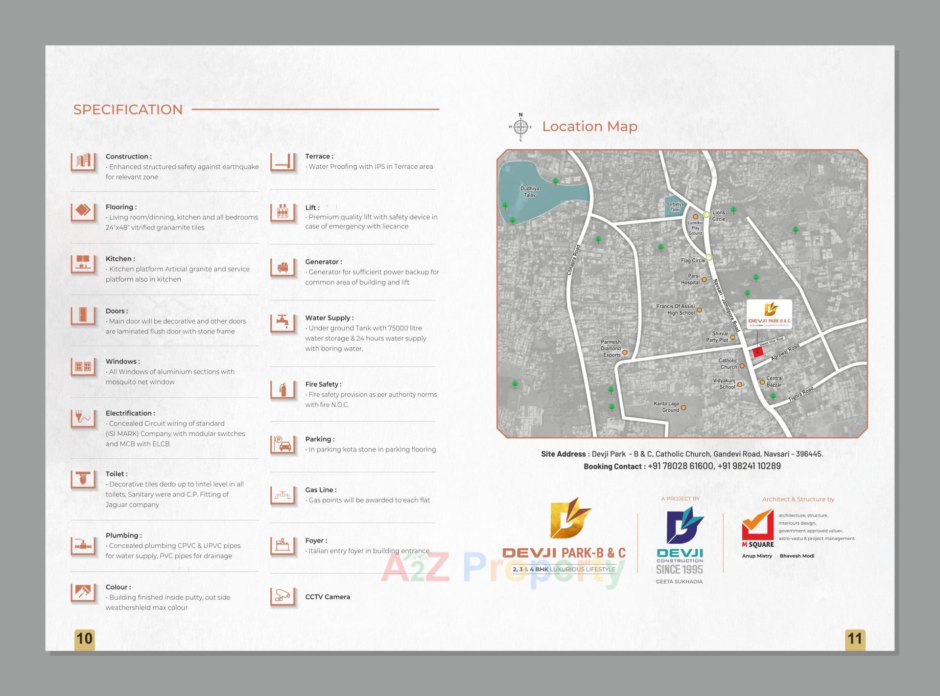  of real estate project Devji Park located at Navsari, Navsari, Gujarat