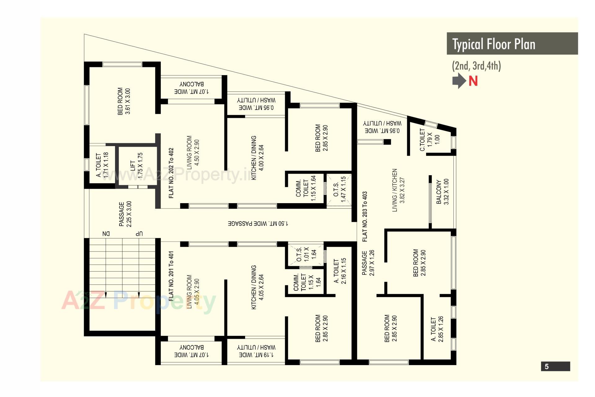 Layout of real estate project Dm Enclave located at Station Road Navsari, Tal. & Dist Navsari, Navsari, Gujarat