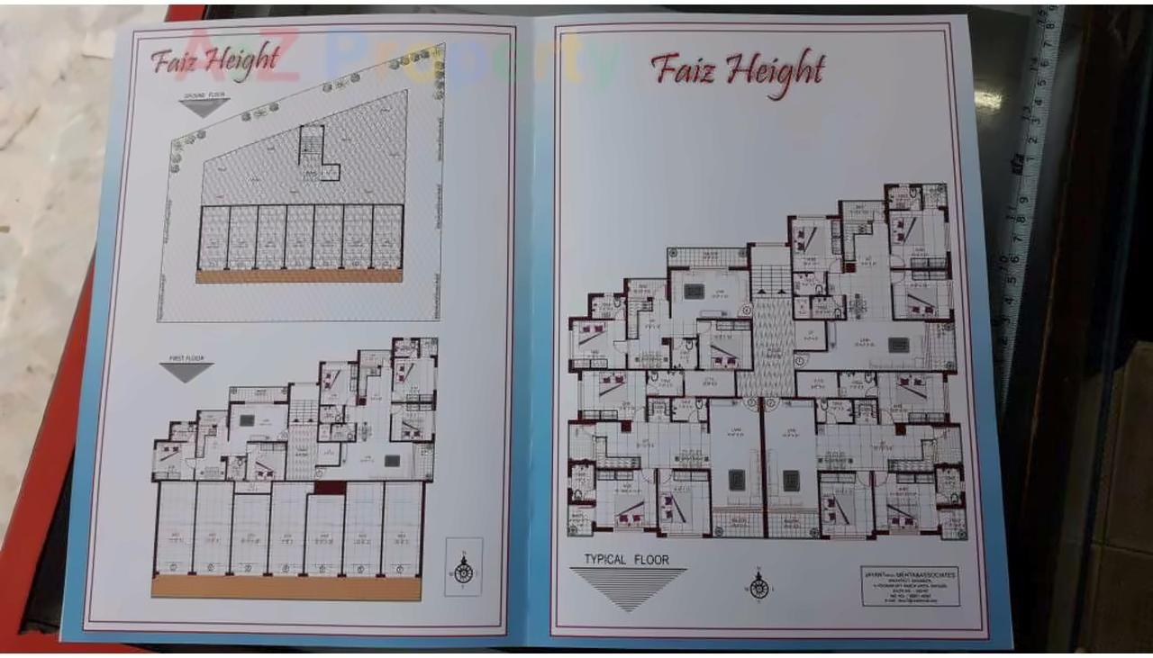 Layout of real estate project Faiz Height located at Navsari, Navsari, Gujarat