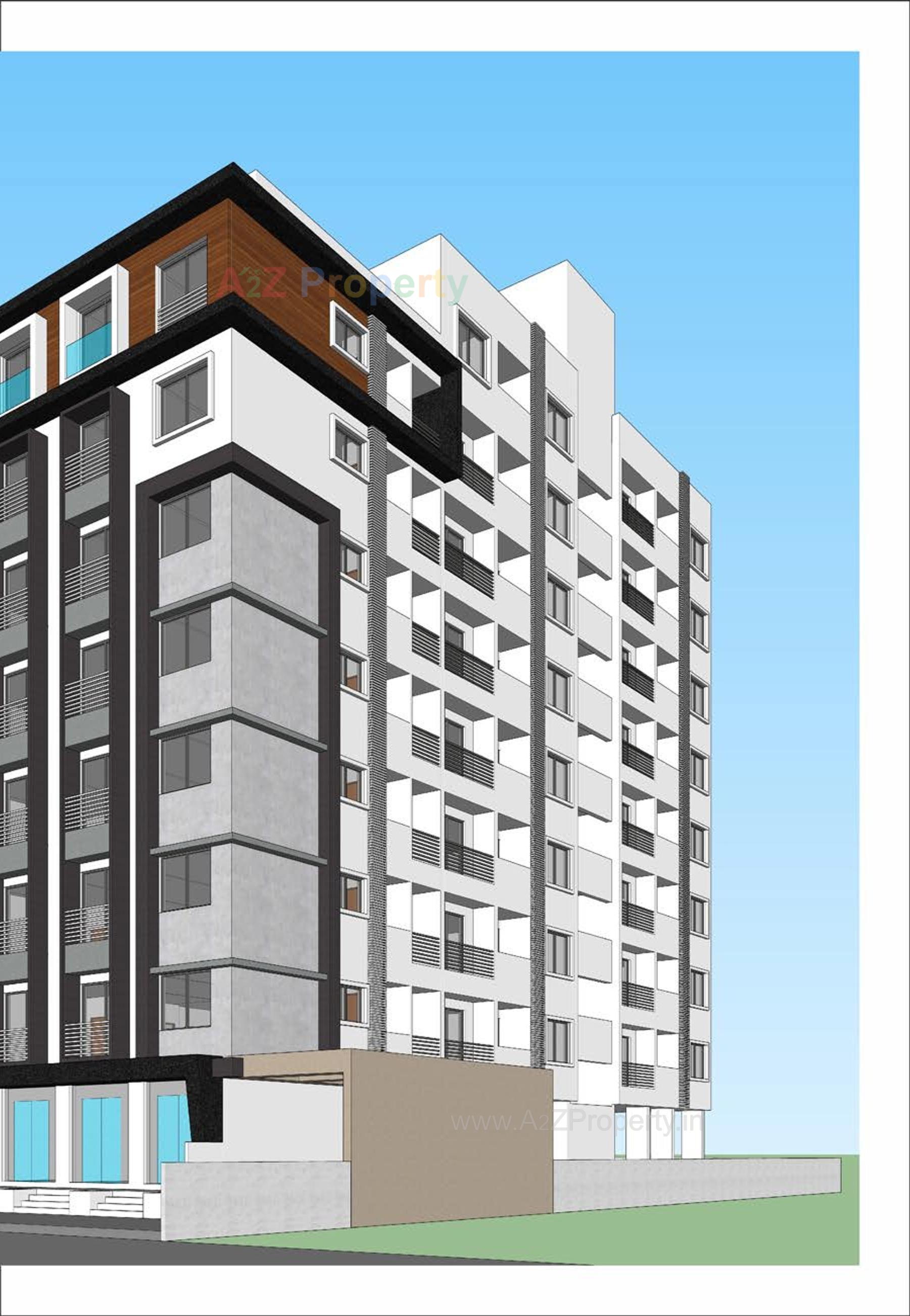 3D Elevation of real estate project Gulshan Baugh located at Navsari, Navsari, Gujarat