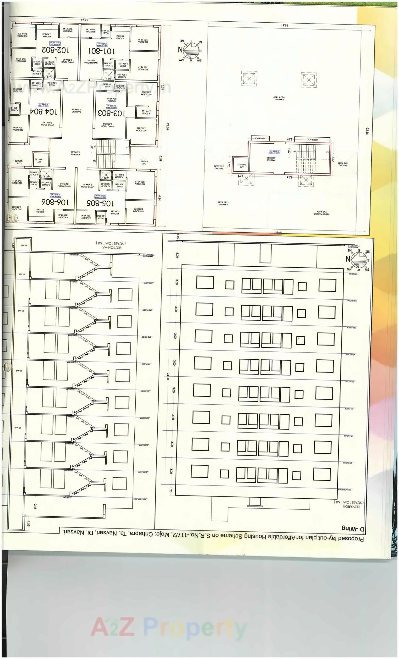 Layout of real estate project Heer Cottage located at Navsari, Navsari, Gujarat