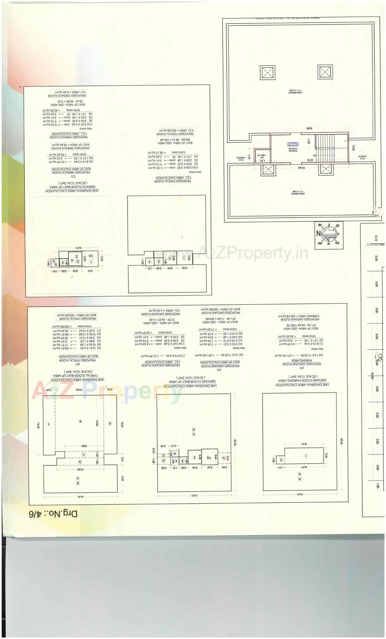 Layout of real estate project Heer Cottage located at Navsari, Navsari, Gujarat