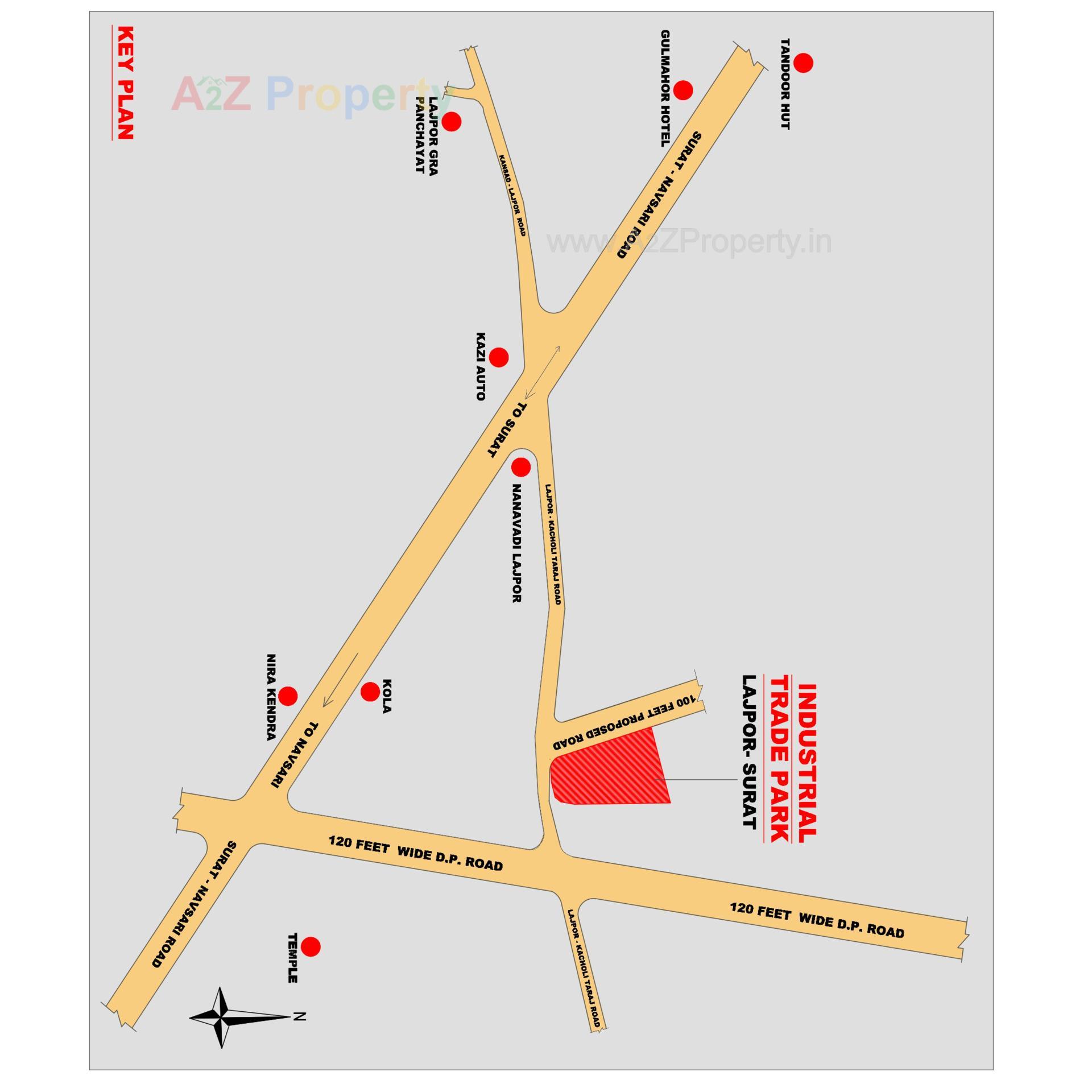  of real estate project Industrial Trade Park located at Lajpore, Navsari, Gujarat