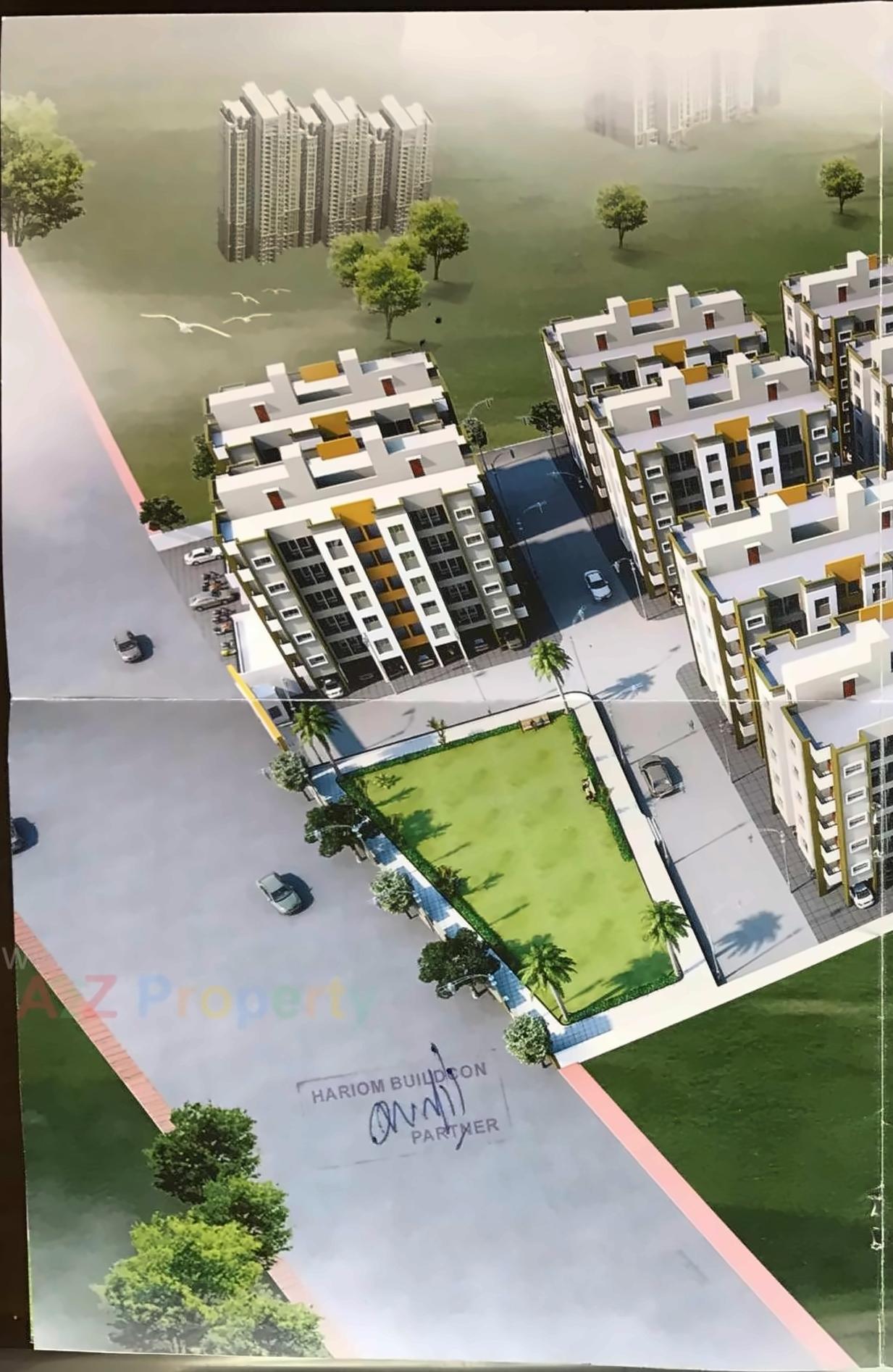 3D Elevation of real estate project Karishma Gardens located at Navsari, Navsari, Gujarat