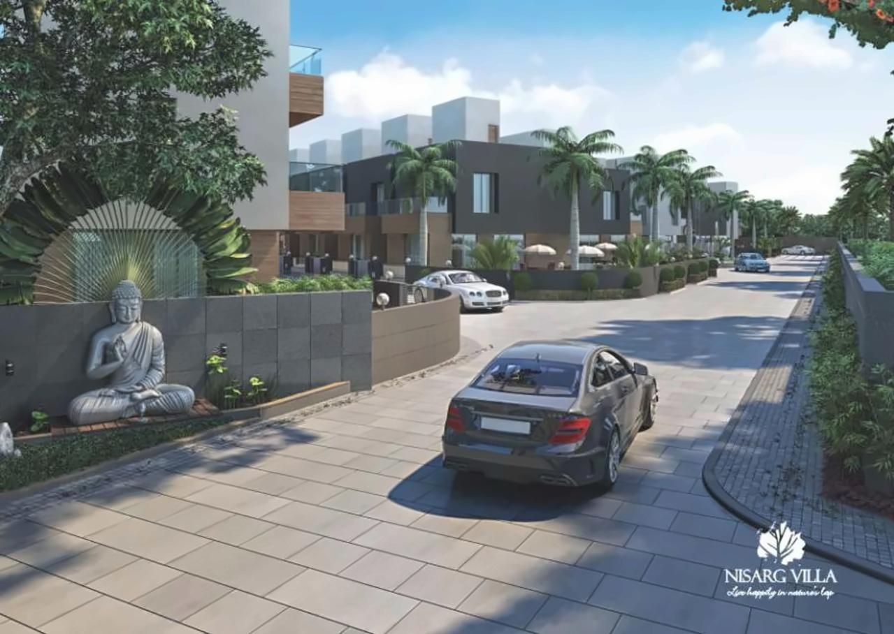 3D Elevation of real estate project Nisarg Villa located at Vijalpore, Navsari, Gujarat