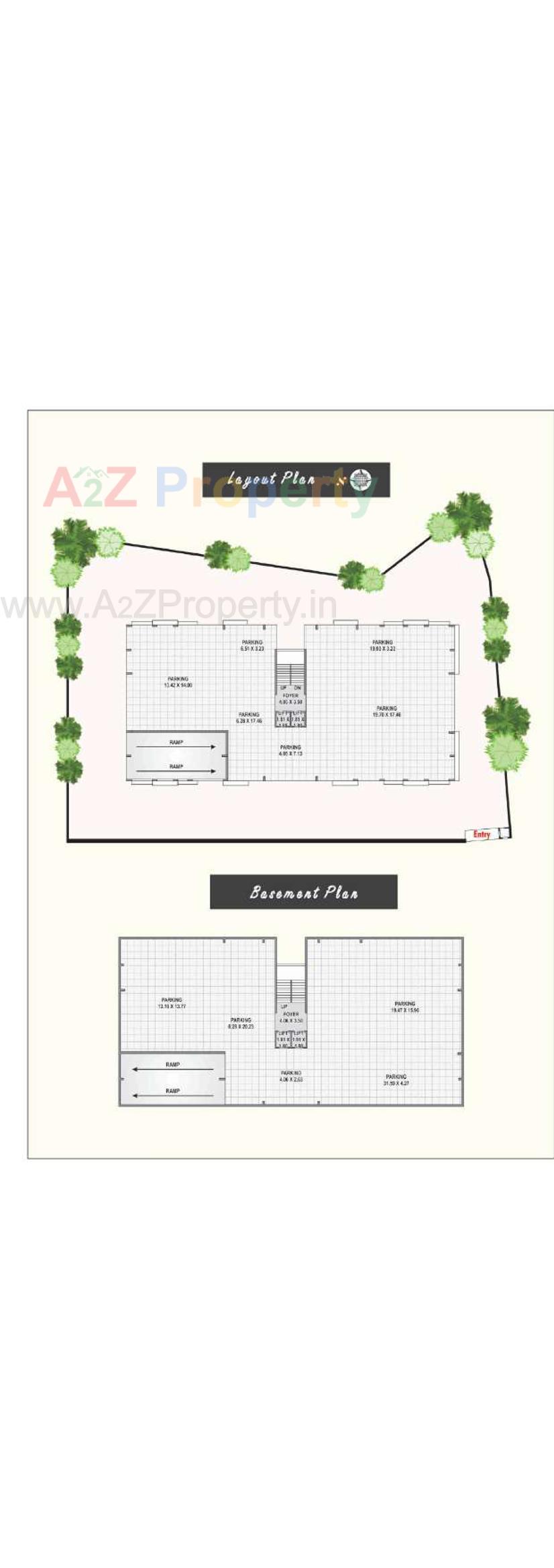 Layout of real estate project Olivia Homes located at Jamalpore, Navsari, Gujarat