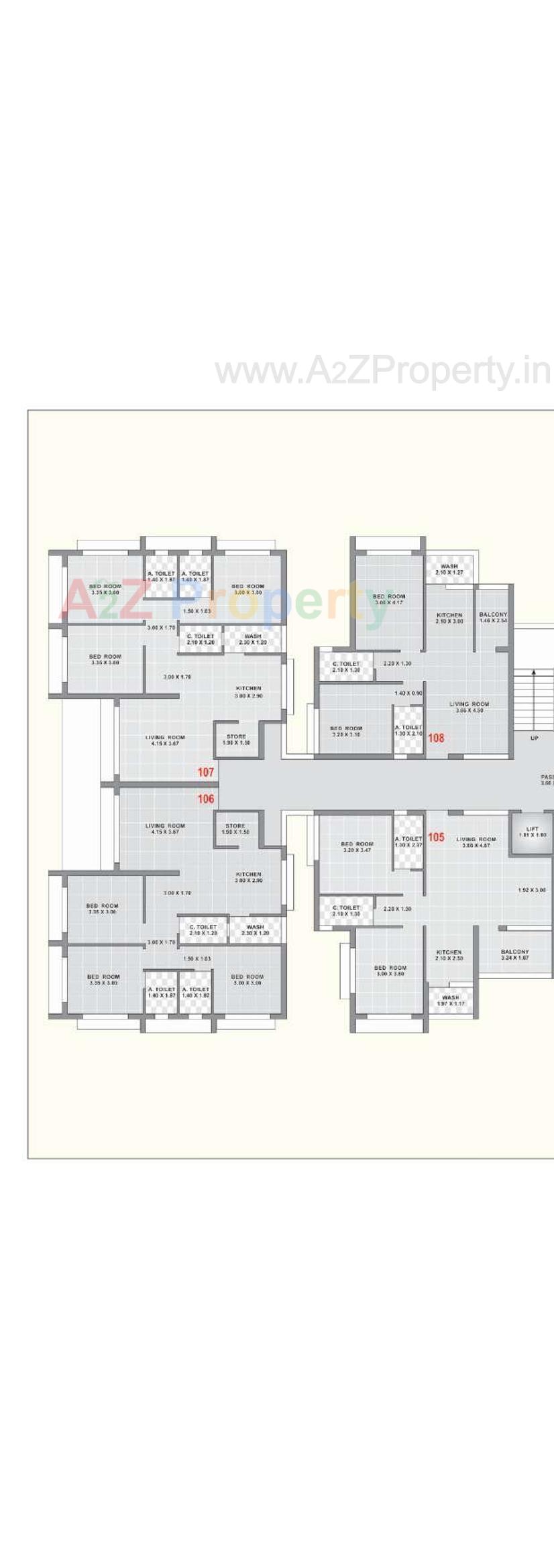 Layout of real estate project Olivia Homes located at Jamalpore, Navsari, Gujarat