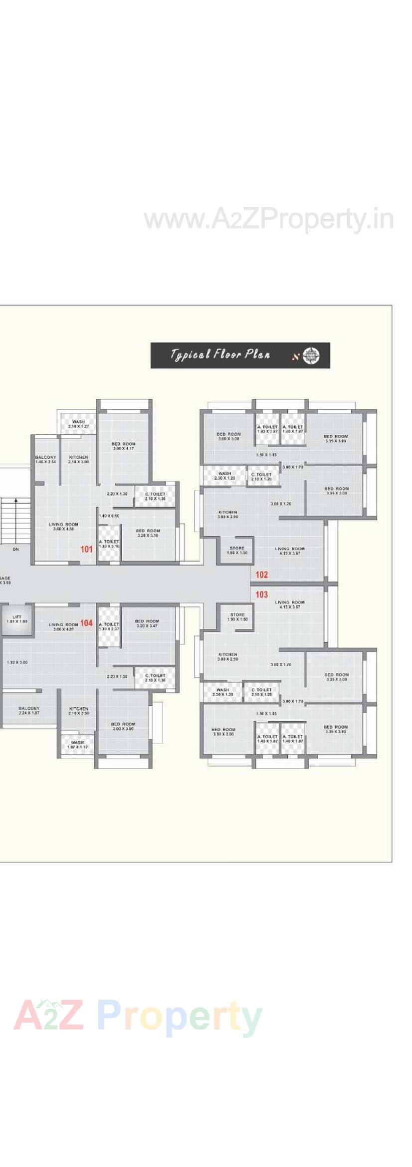 Layout of real estate project Olivia Homes located at Jamalpore, Navsari, Gujarat