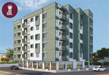 3D Elevation of real estate project Prabhakunj Jil located at Vijalpor, Navsari, Gujarat