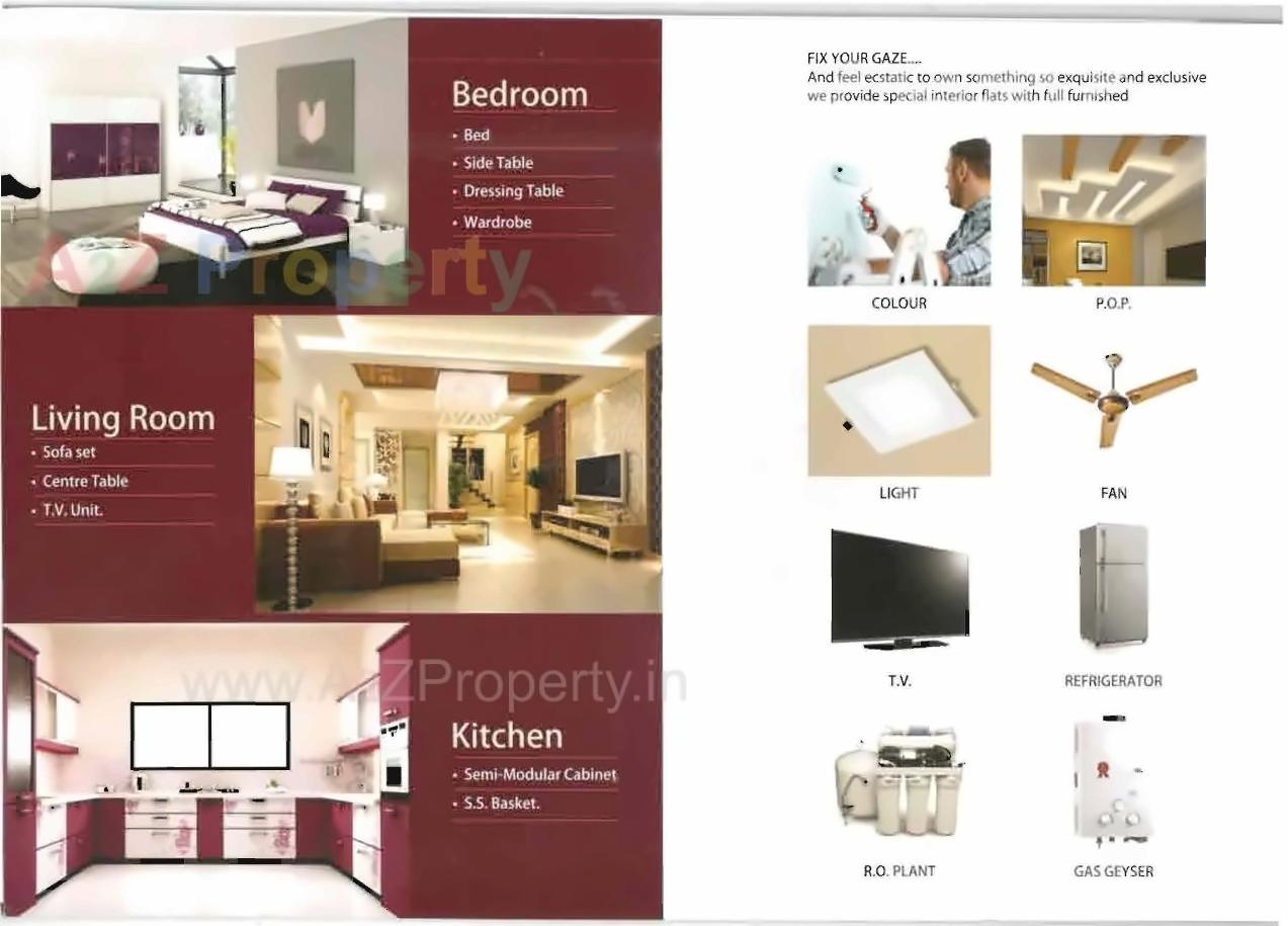 Layout of real estate project Prabhakunj Jil located at Vijalpor, Navsari, Gujarat