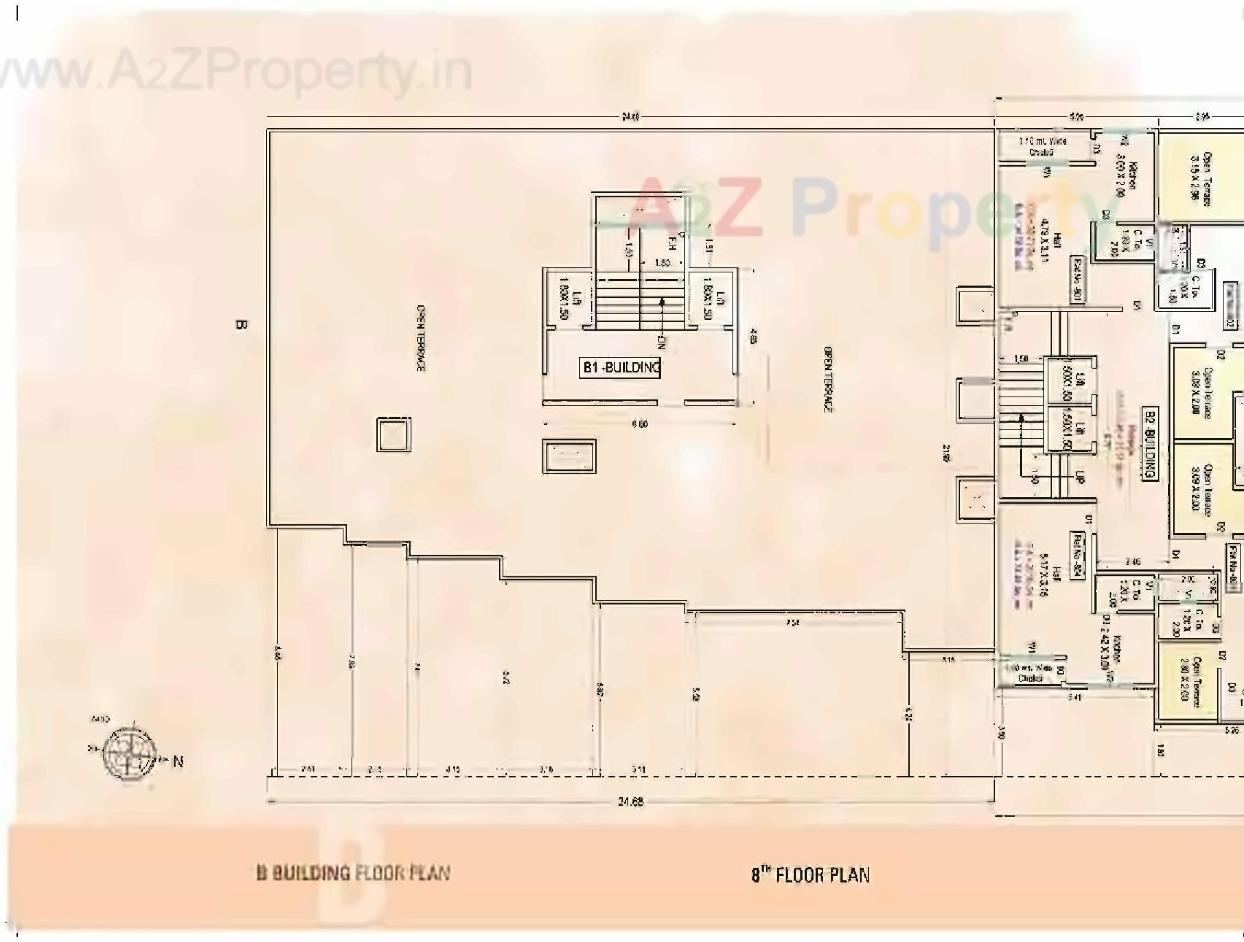 Layout of real estate project Prabhakunj Panaisha located at Vijalpore, Navsari, Gujarat