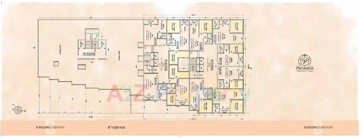 Layout of real estate project Prabhakunj Panaisha located at Vijalpore, Navsari, Gujarat