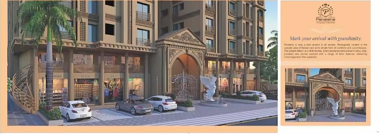 3D Elevation of real estate project Prabhakunj Panaisha located at Vijalpore, Navsari, Gujarat